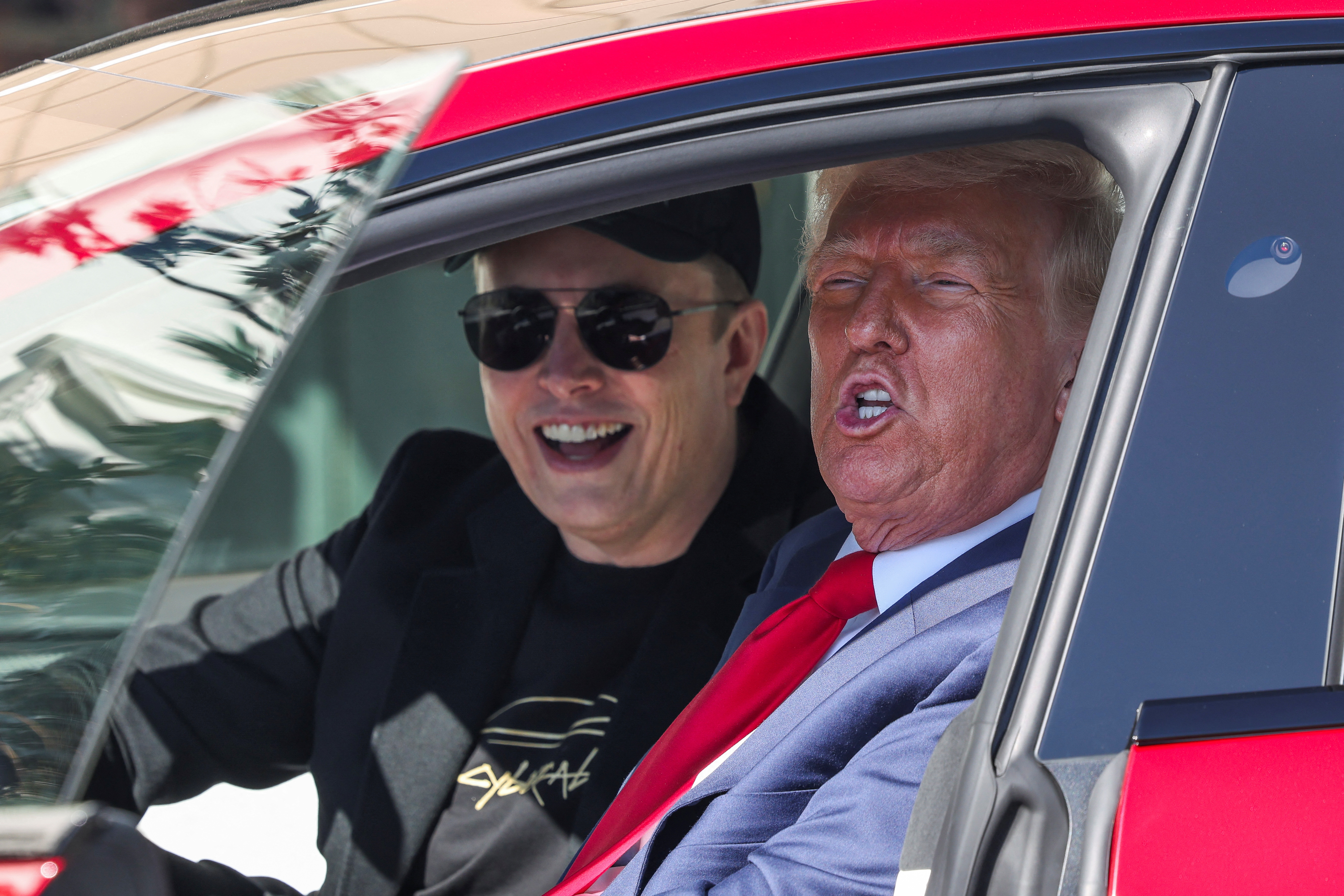 Donald Trump in Elon Musk