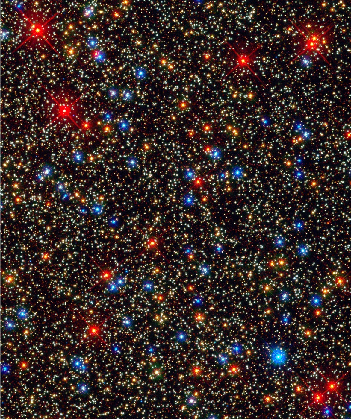 zvezde, kroglasta zvezdna kopica, Omega Centauri, vesolje, Hubble teleskop