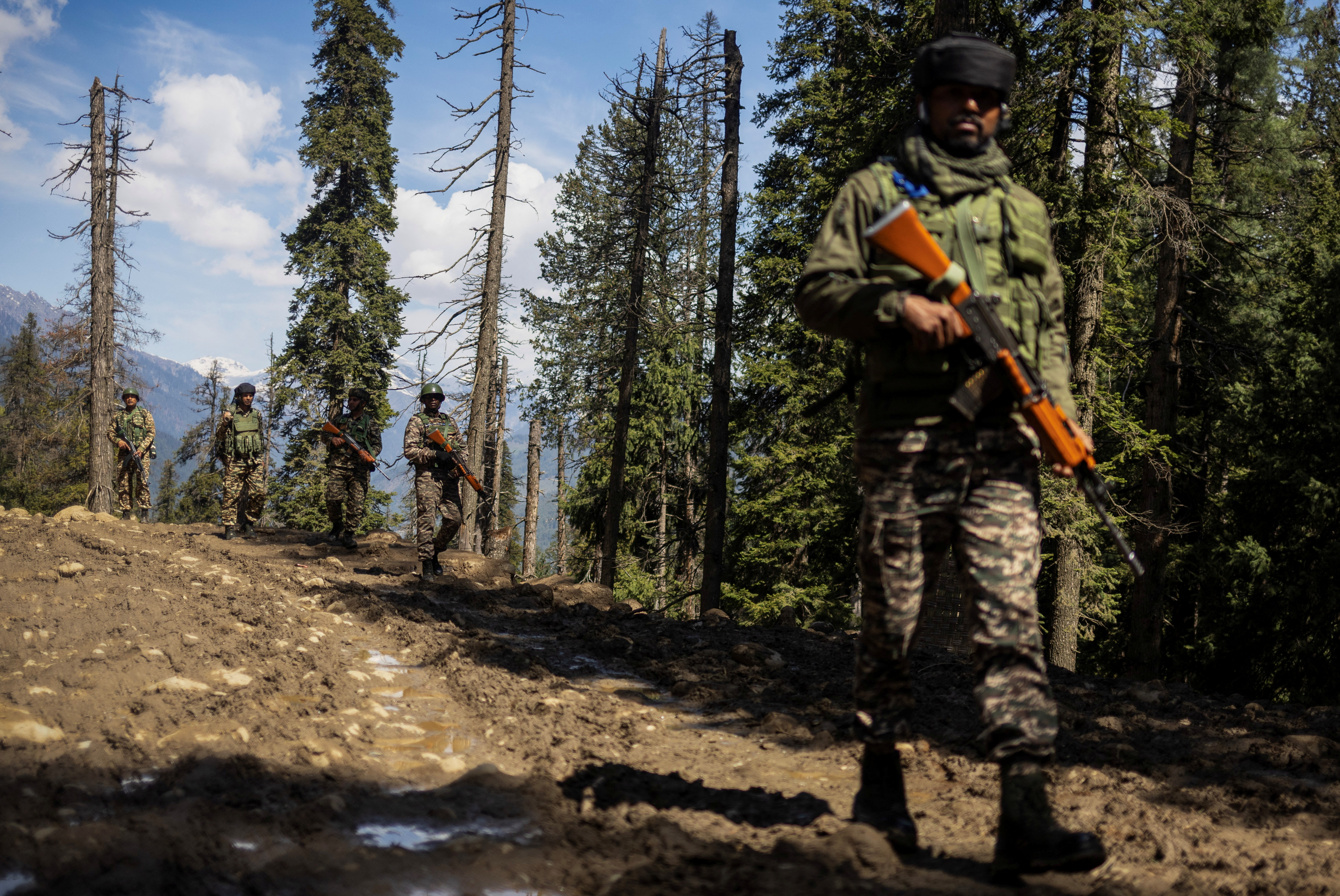 Pahalgam, indijska vojska