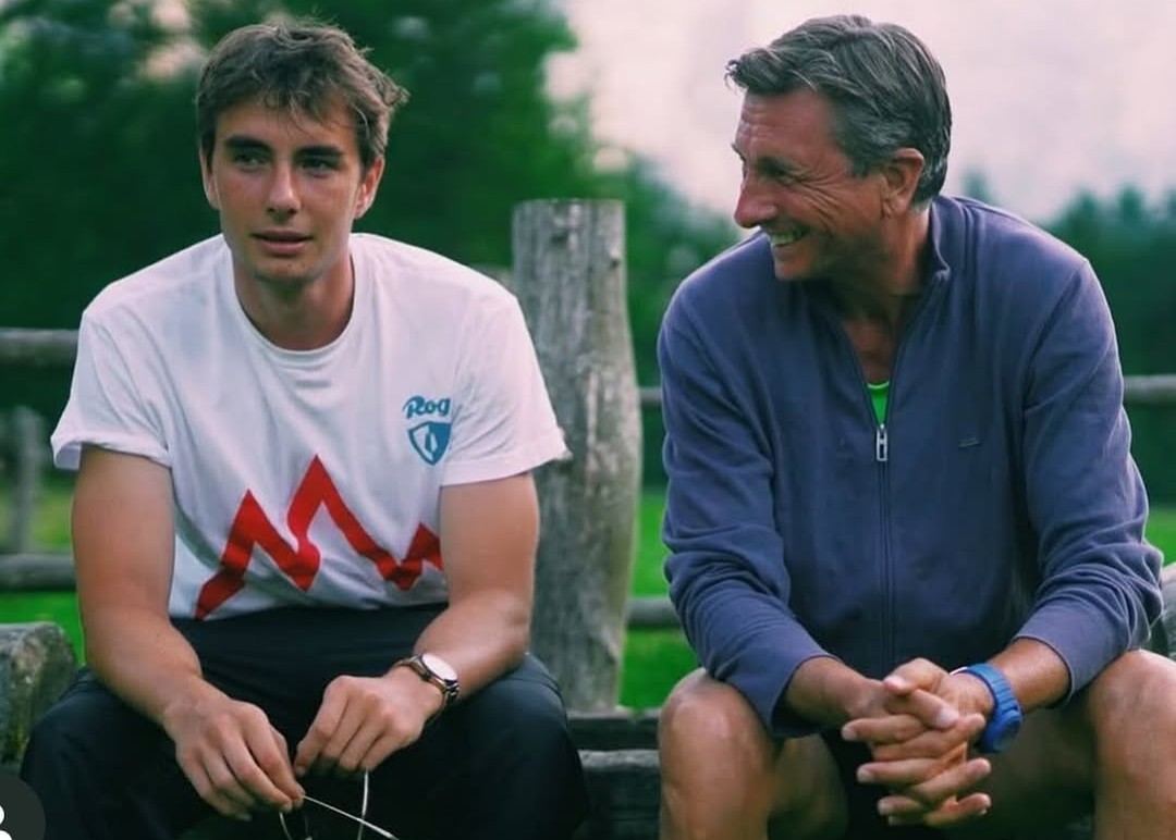 Borut Pahor in Luka Pečar Pahor