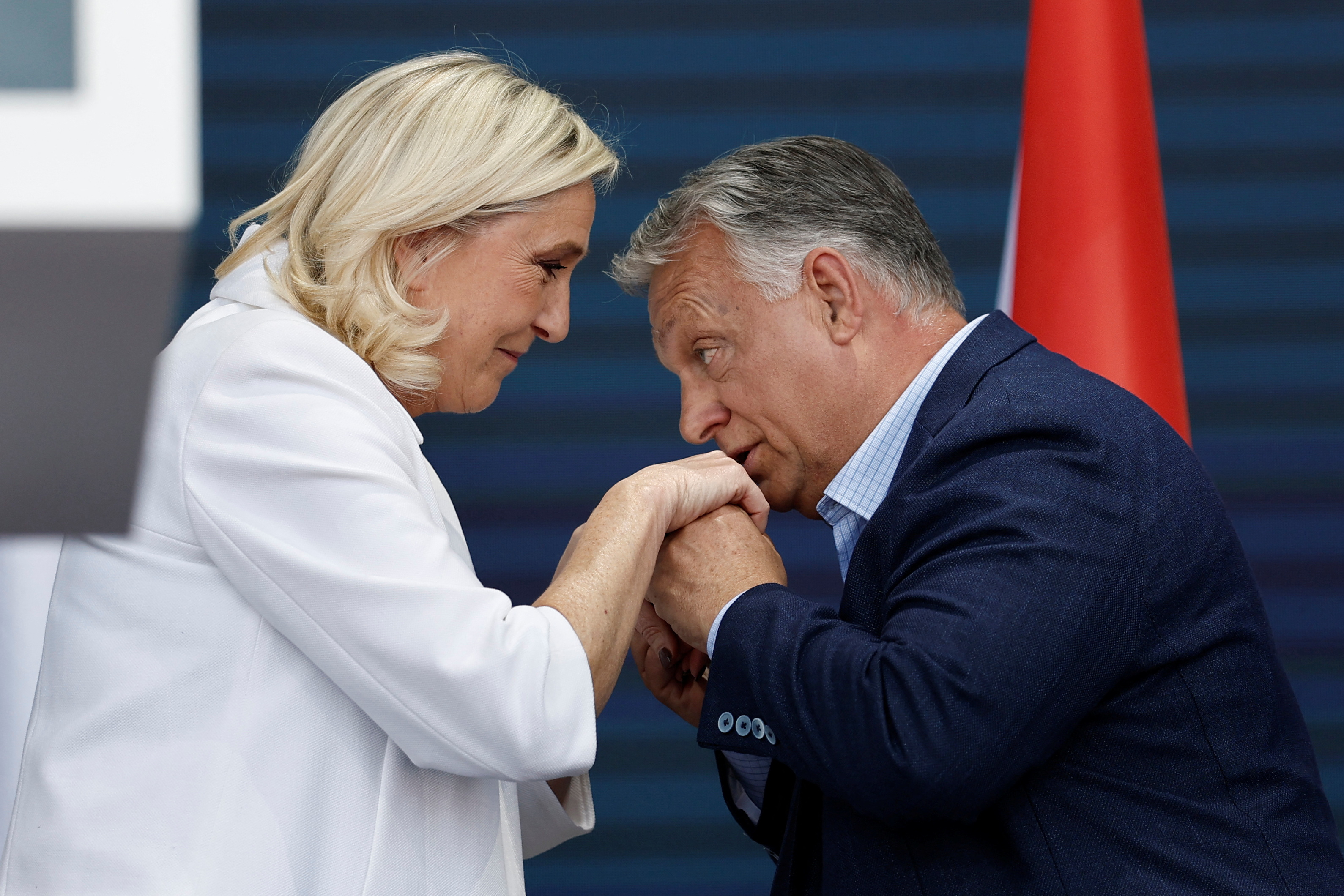 Marine Le Pen in Viktor Orban