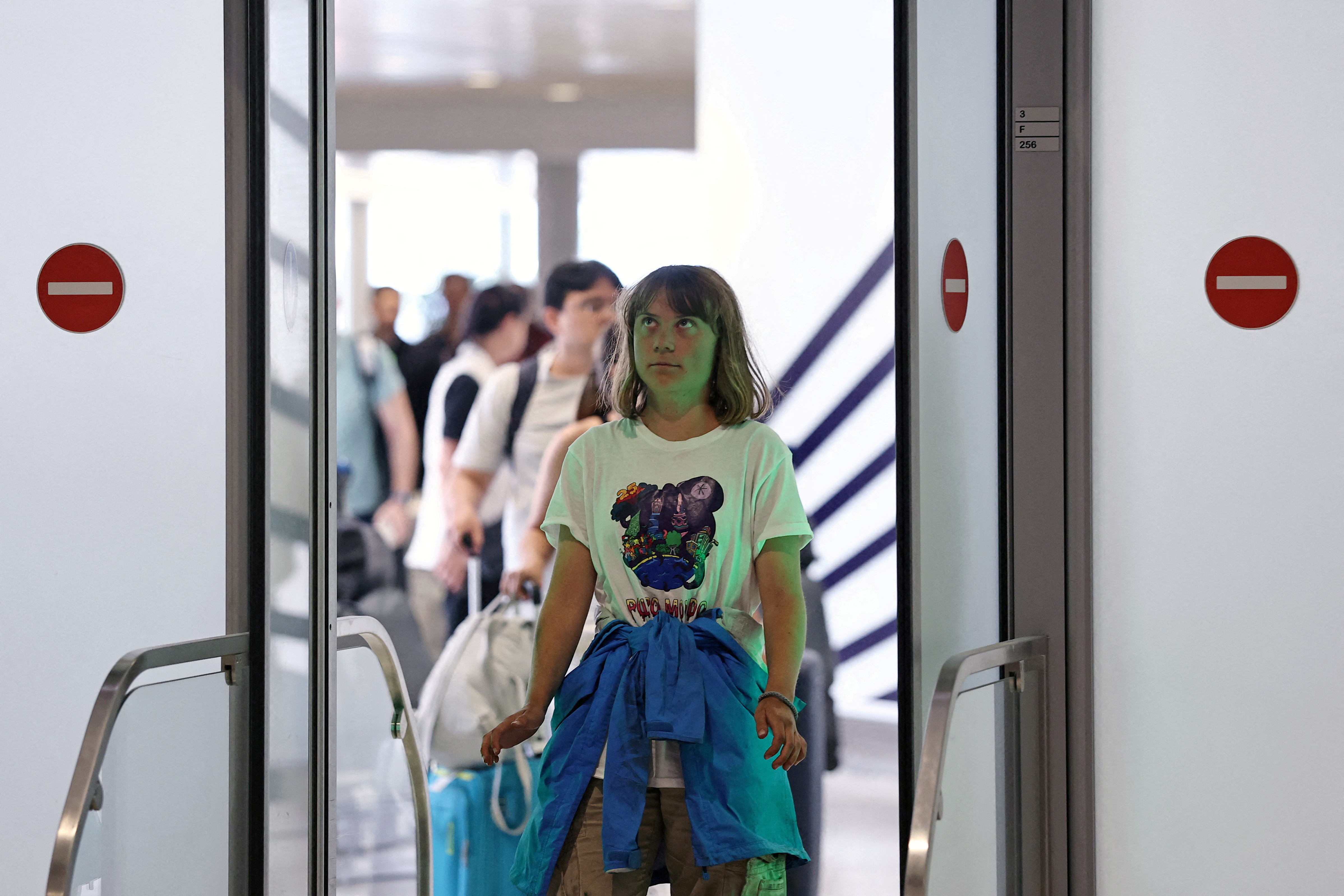 Greta Thunberg prispela v Pariz