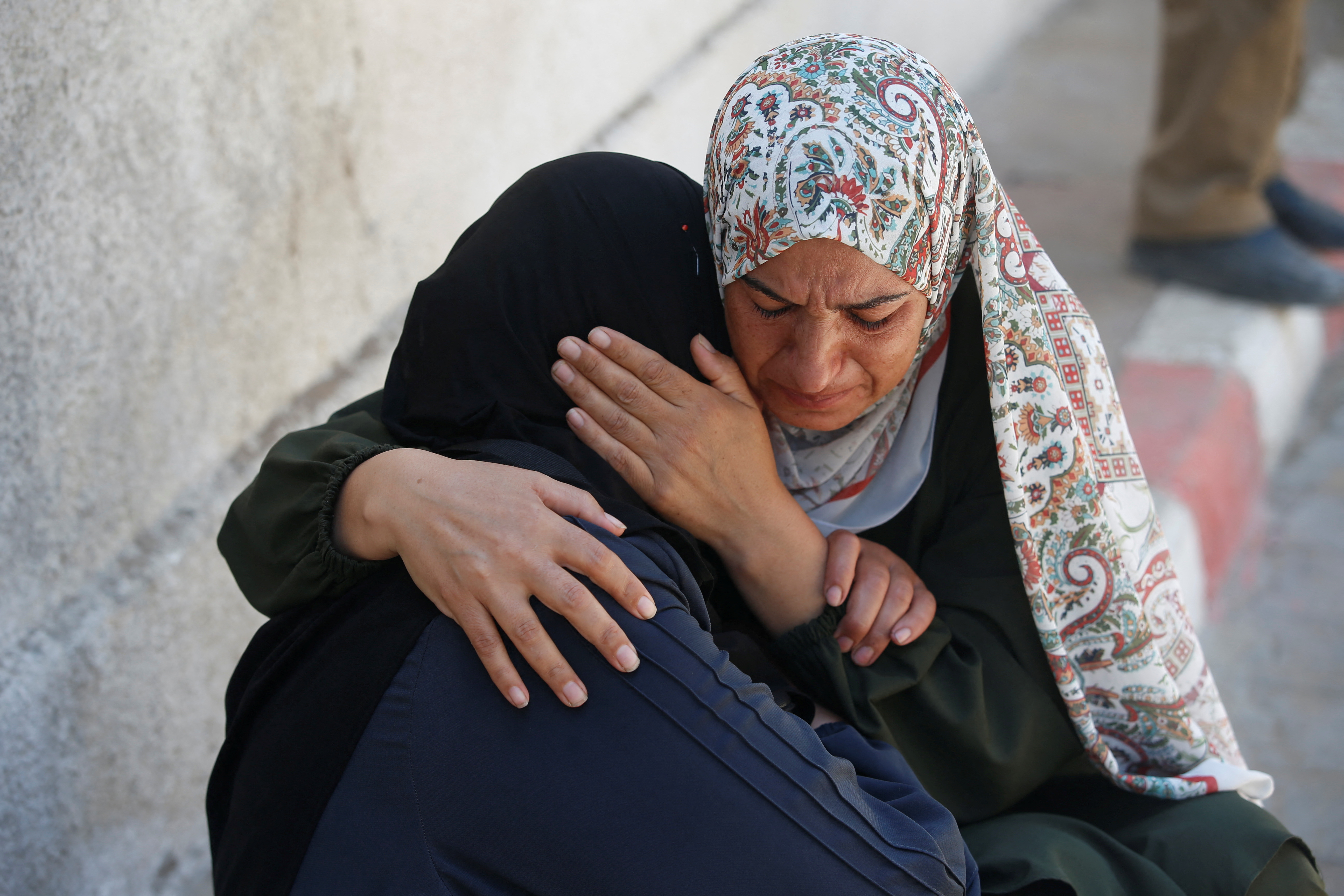 Žalujoči Palestinci v Gazi