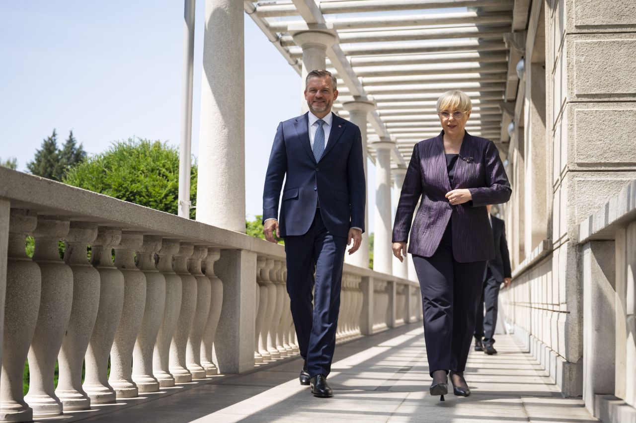 Nataša Pirc Musar in Peter Pellegrini