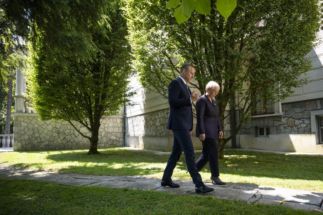 Nataša Pirc Musar in Peter Pellegrini