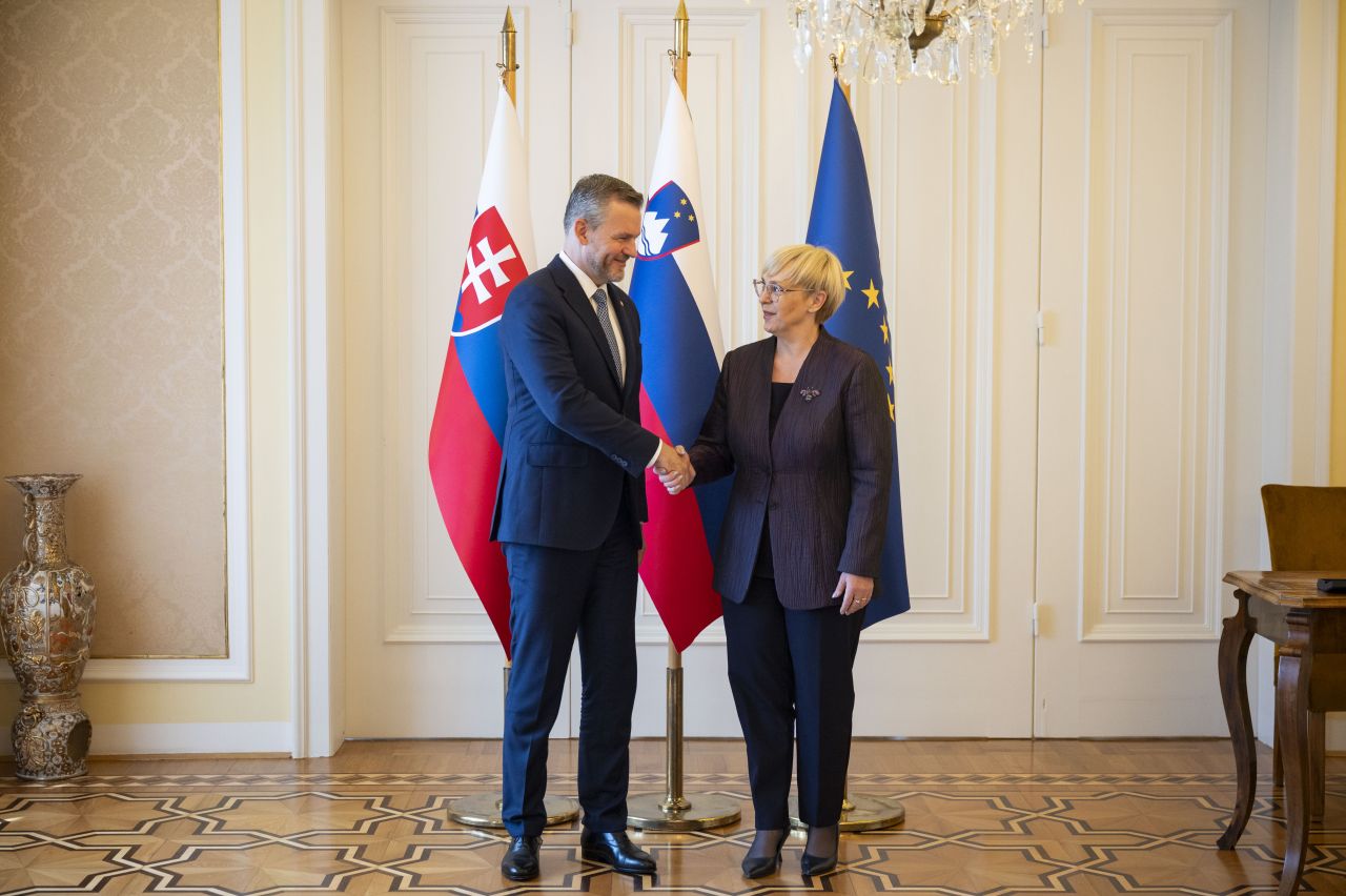 Nataša Pirc Musar in Peter Pellegrini