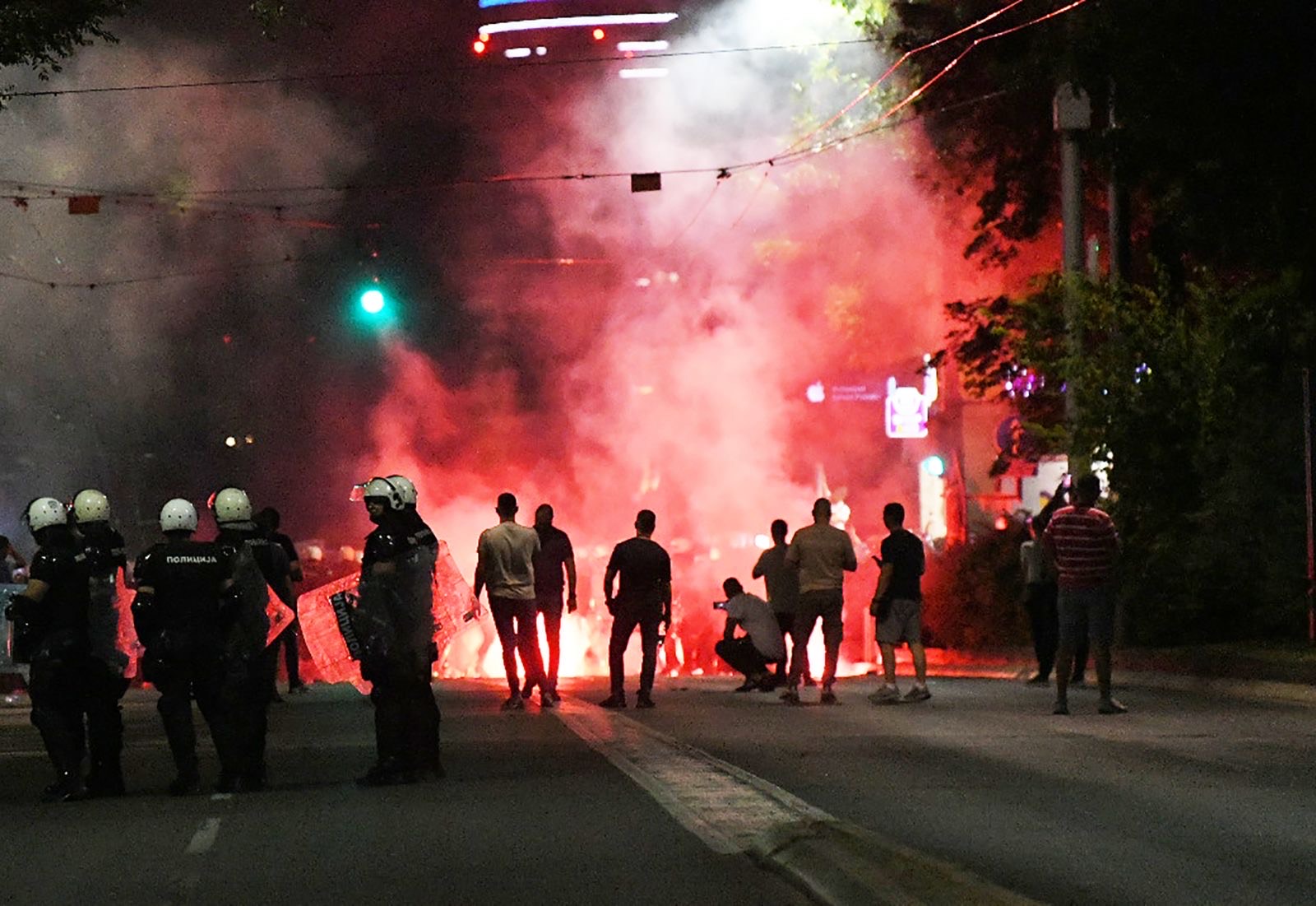 Protest Beograd incident