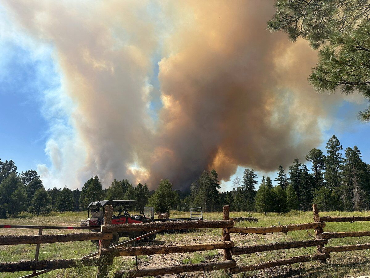 Požar na območju Velikega kanjona