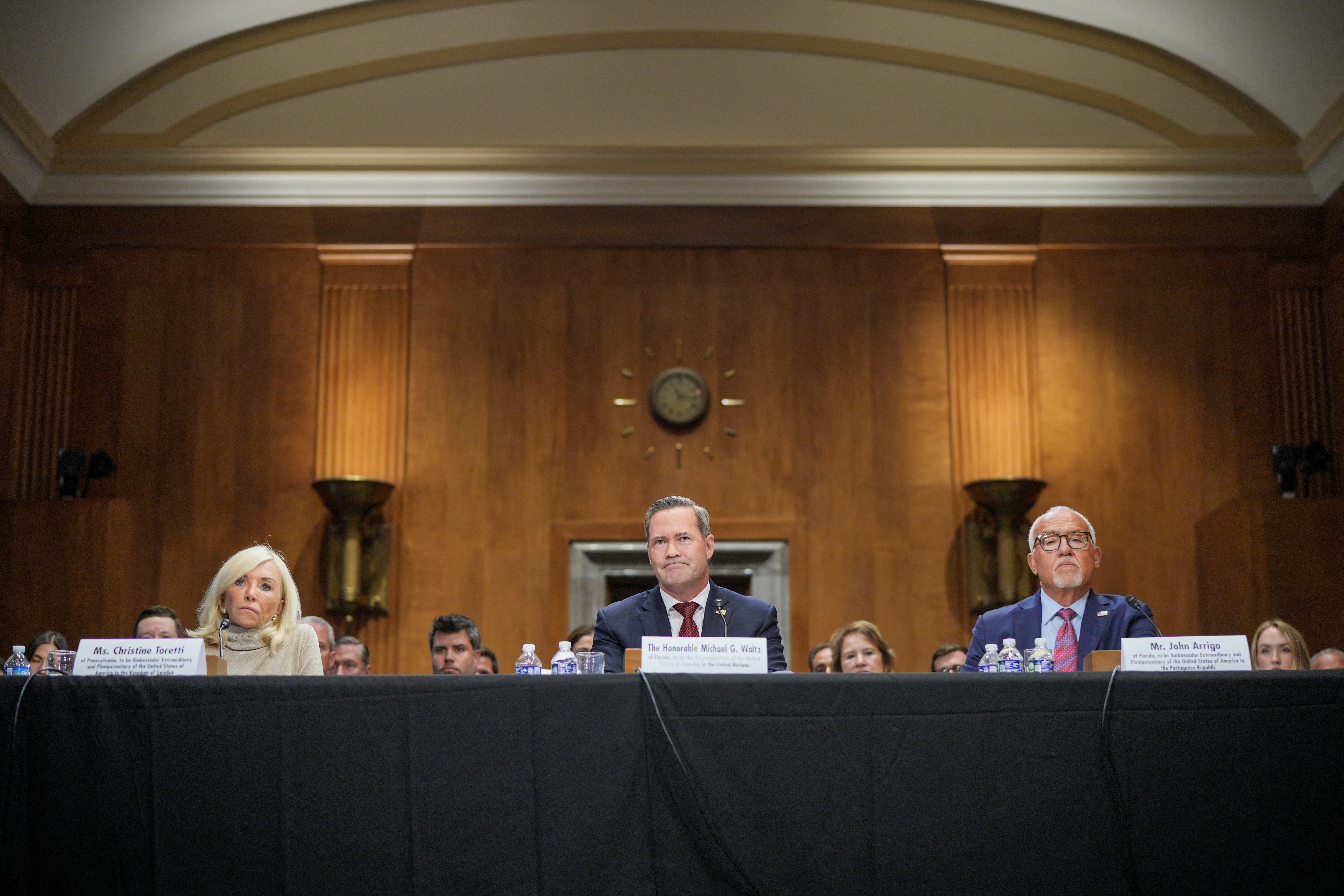 Mike Waltz na zaslišanju za kandidata za veleposlanika ZDA pri ZN