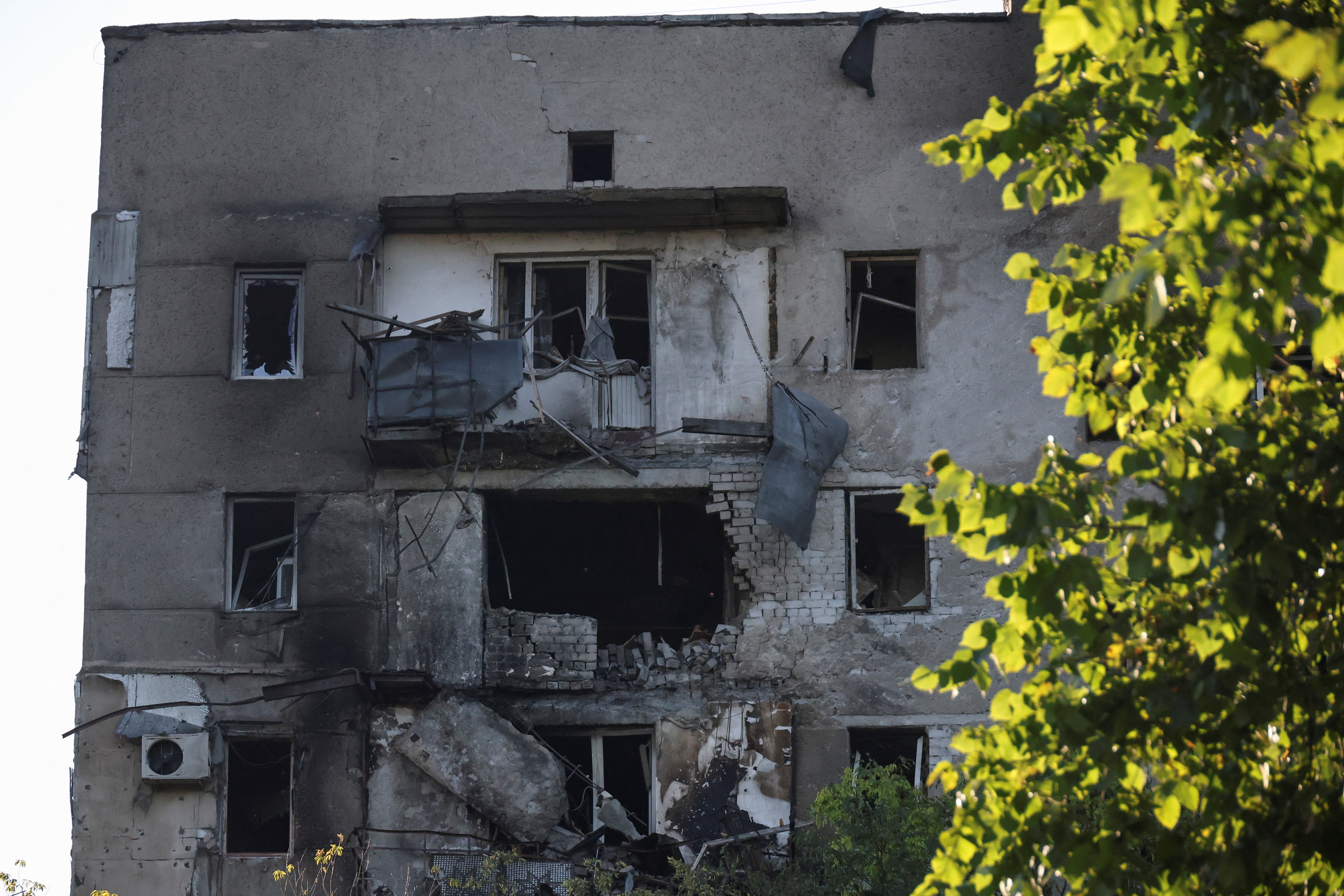 Posledice ruskega zračnega napad na Odeso