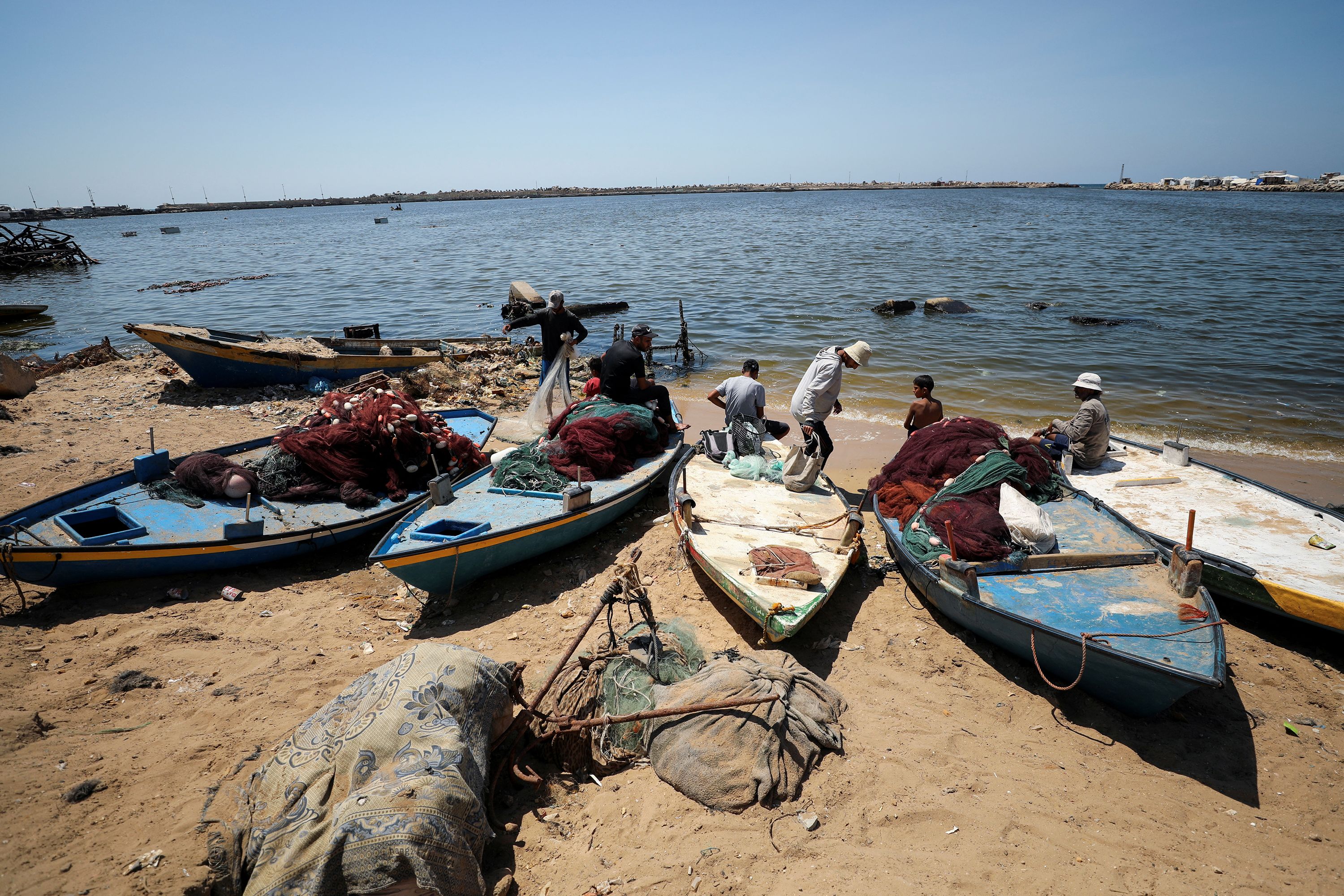 prepoved ribarjenja, Gaza