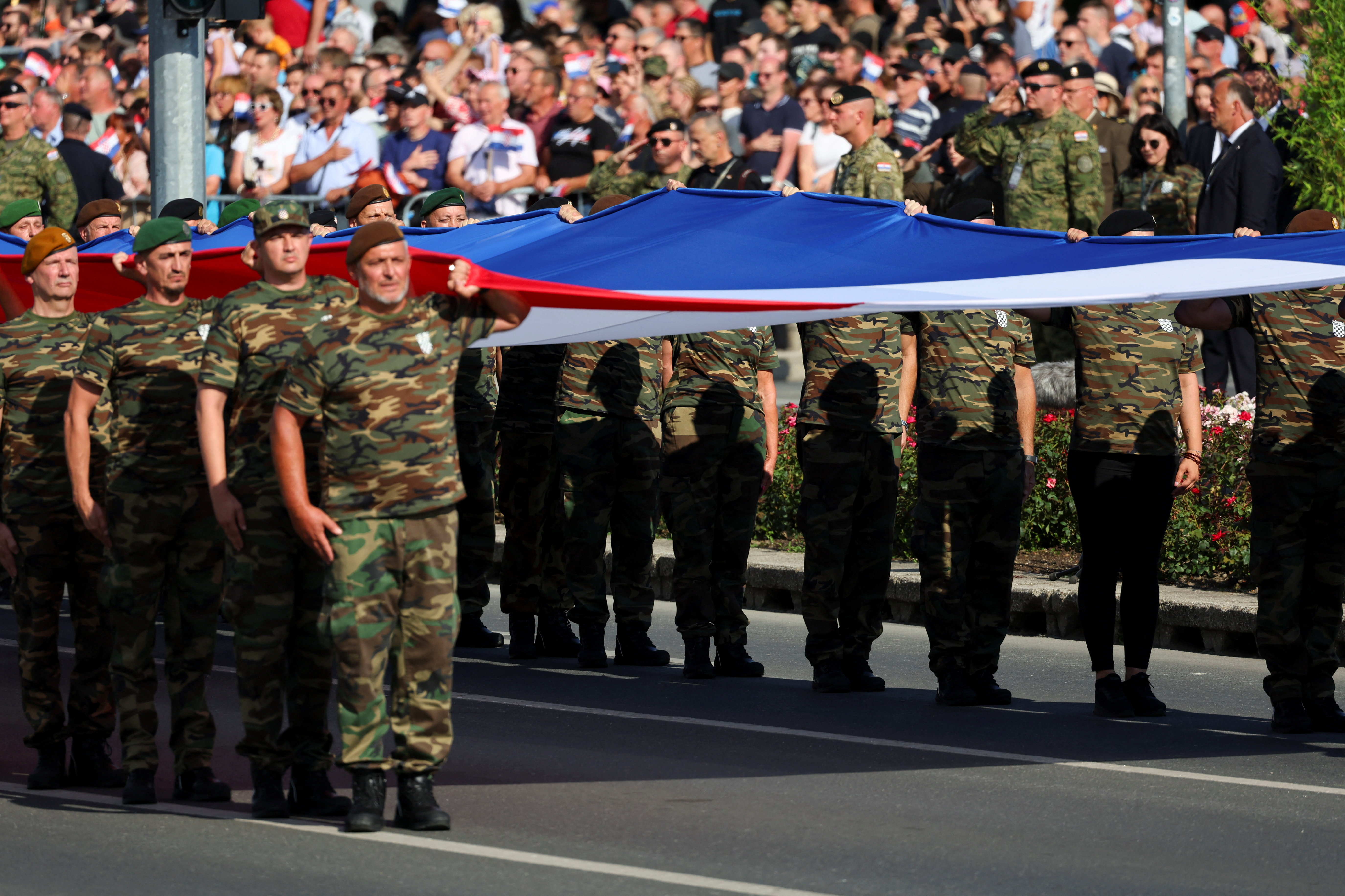 vojaška parada v zagrebu