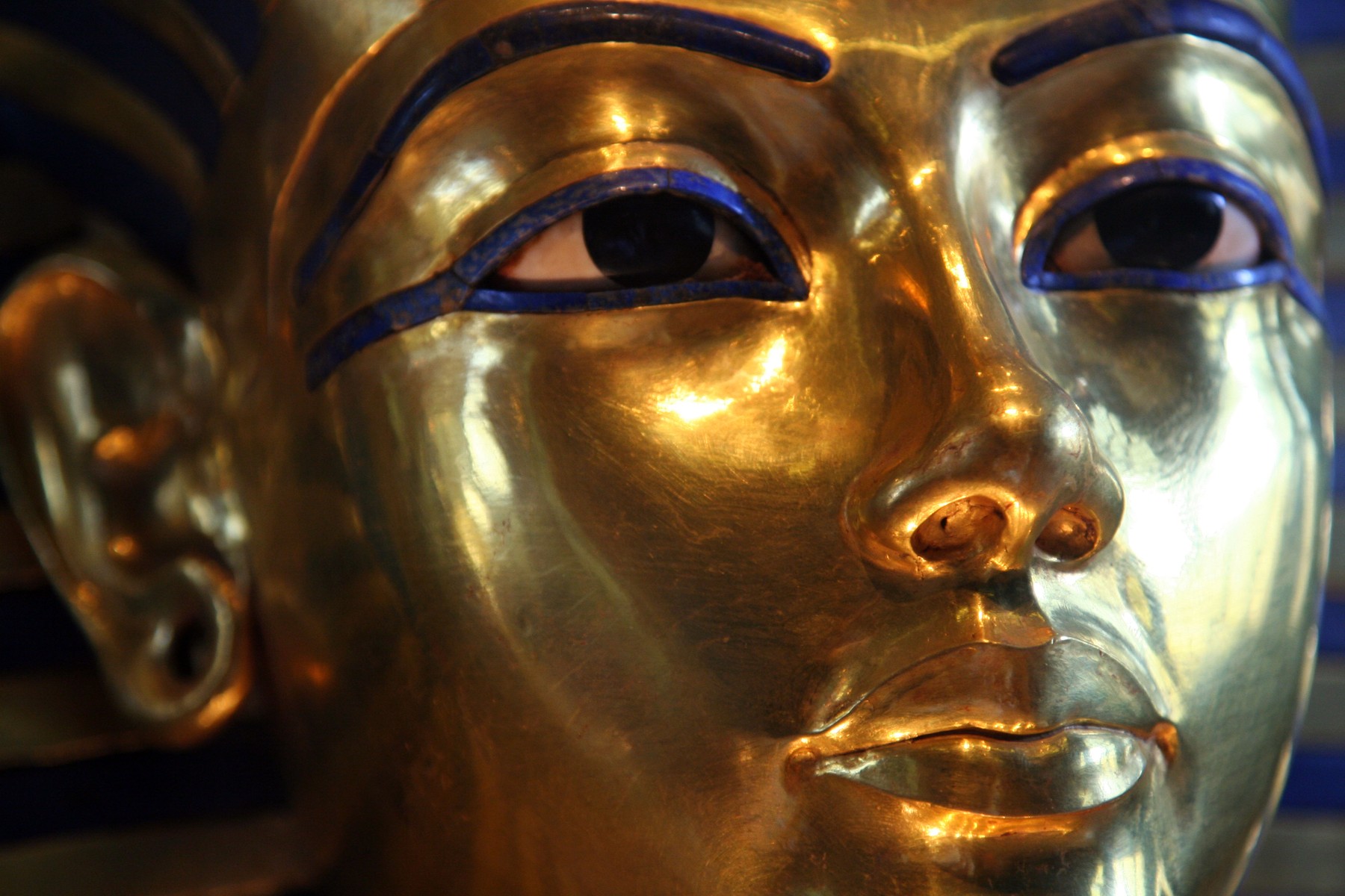 Tuttankhamun death mask Cairo, museum Egypt,Image: 34864374, License: Rights-managed, Restrictions: , Model Release: no