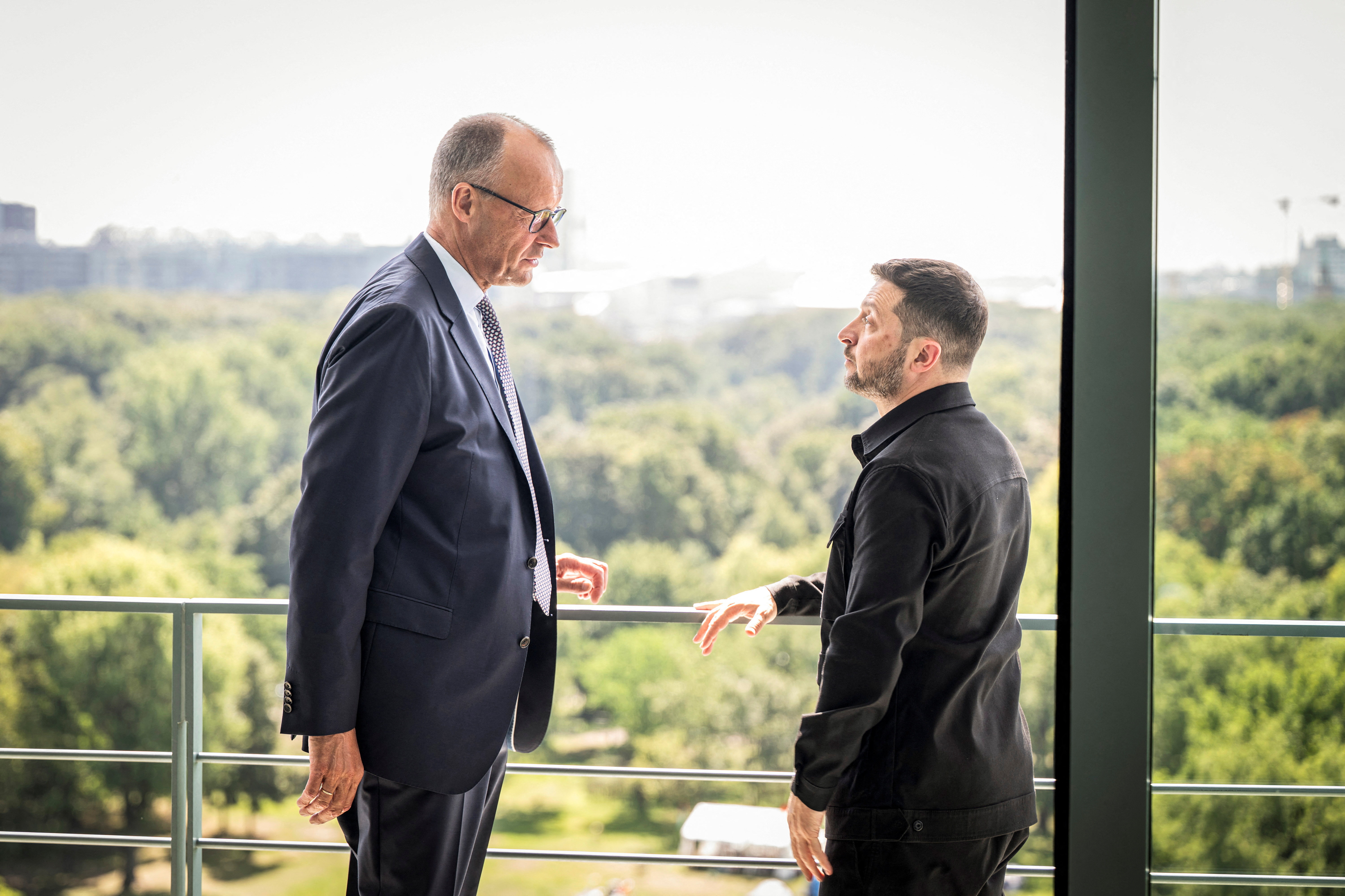 Friedrich Merz in Volodimir Zelenski