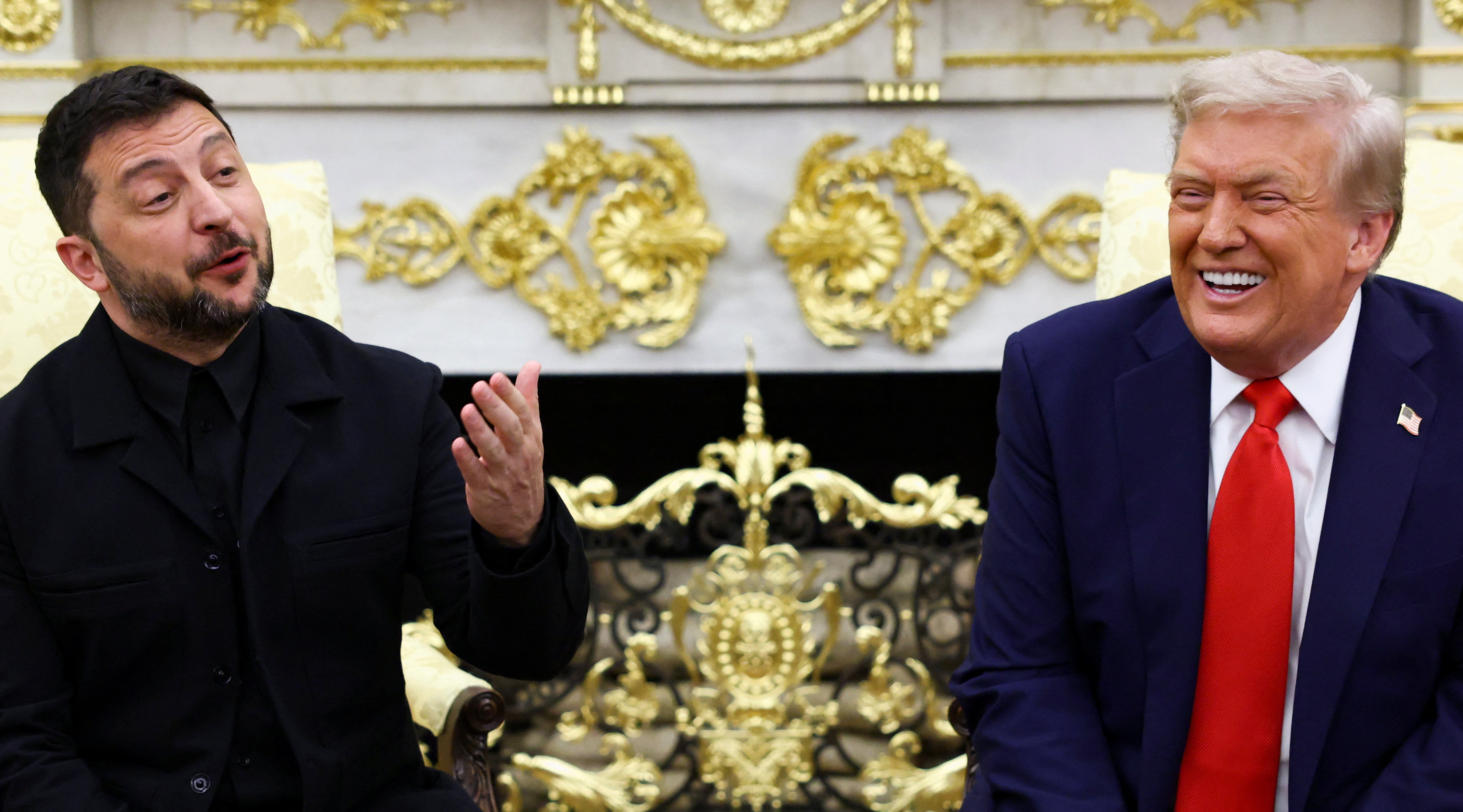 Volodimir Zelenski in Donald Trump