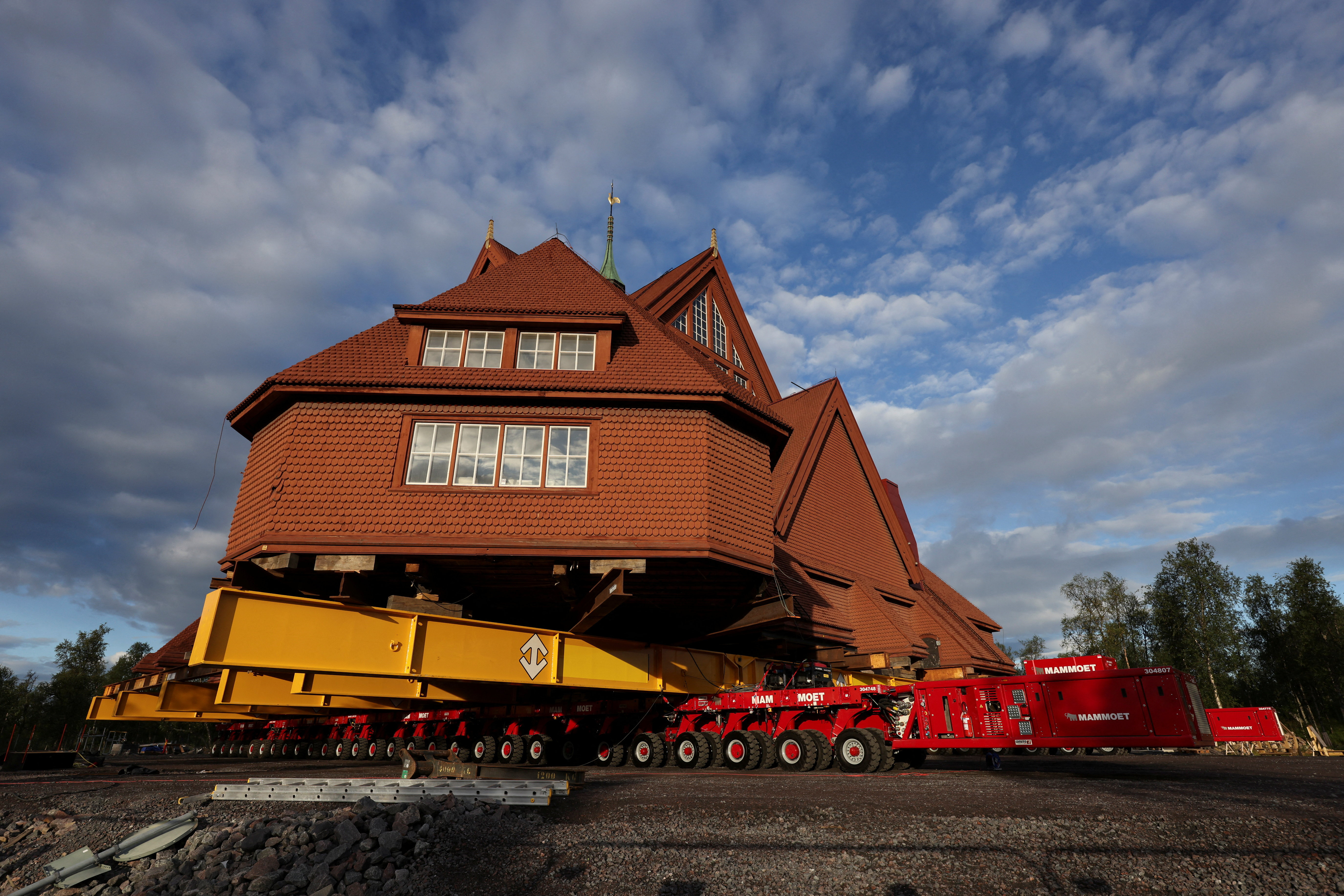 cerkev Kiruna, Švedska