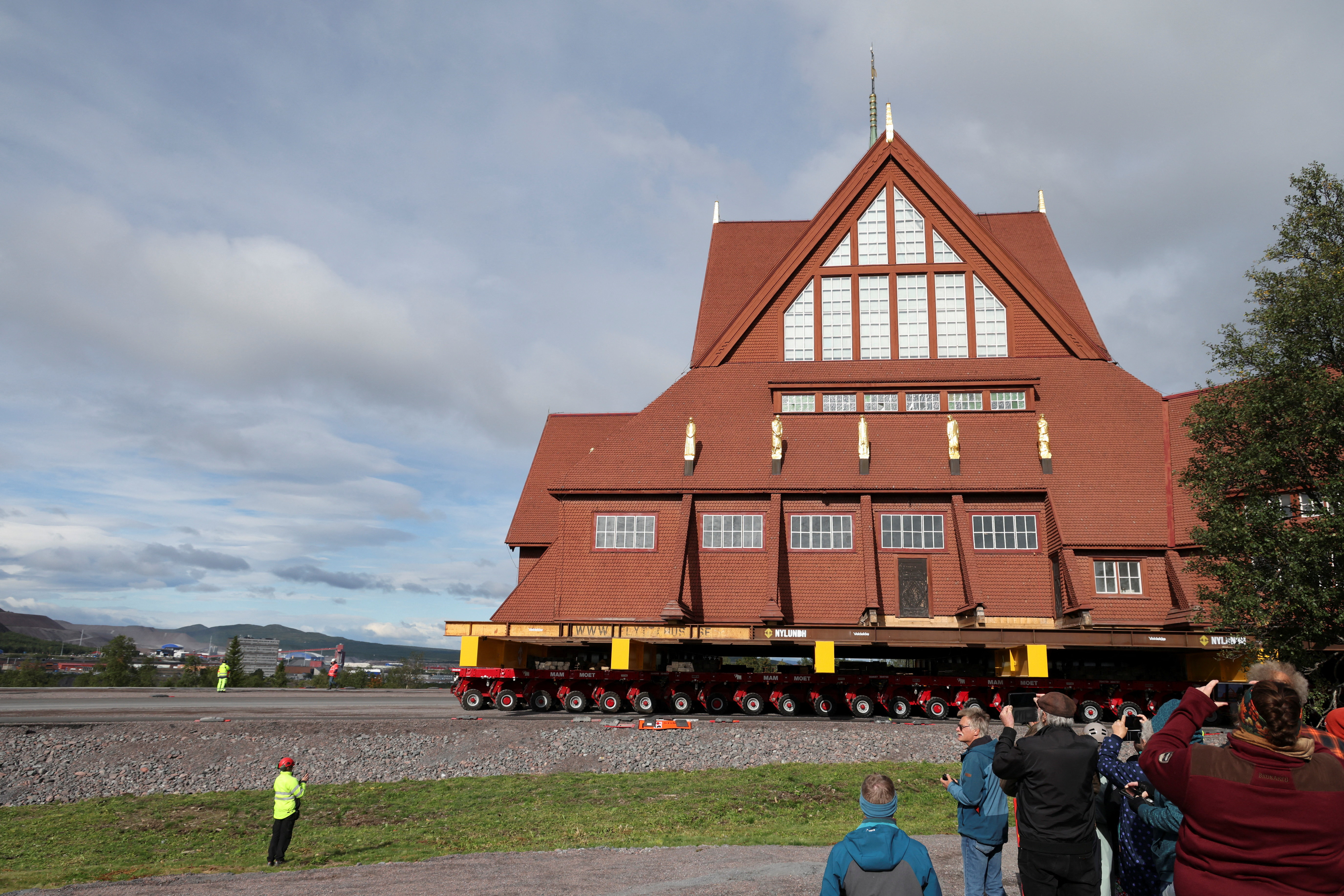 cerkev Kiruna, Švedska