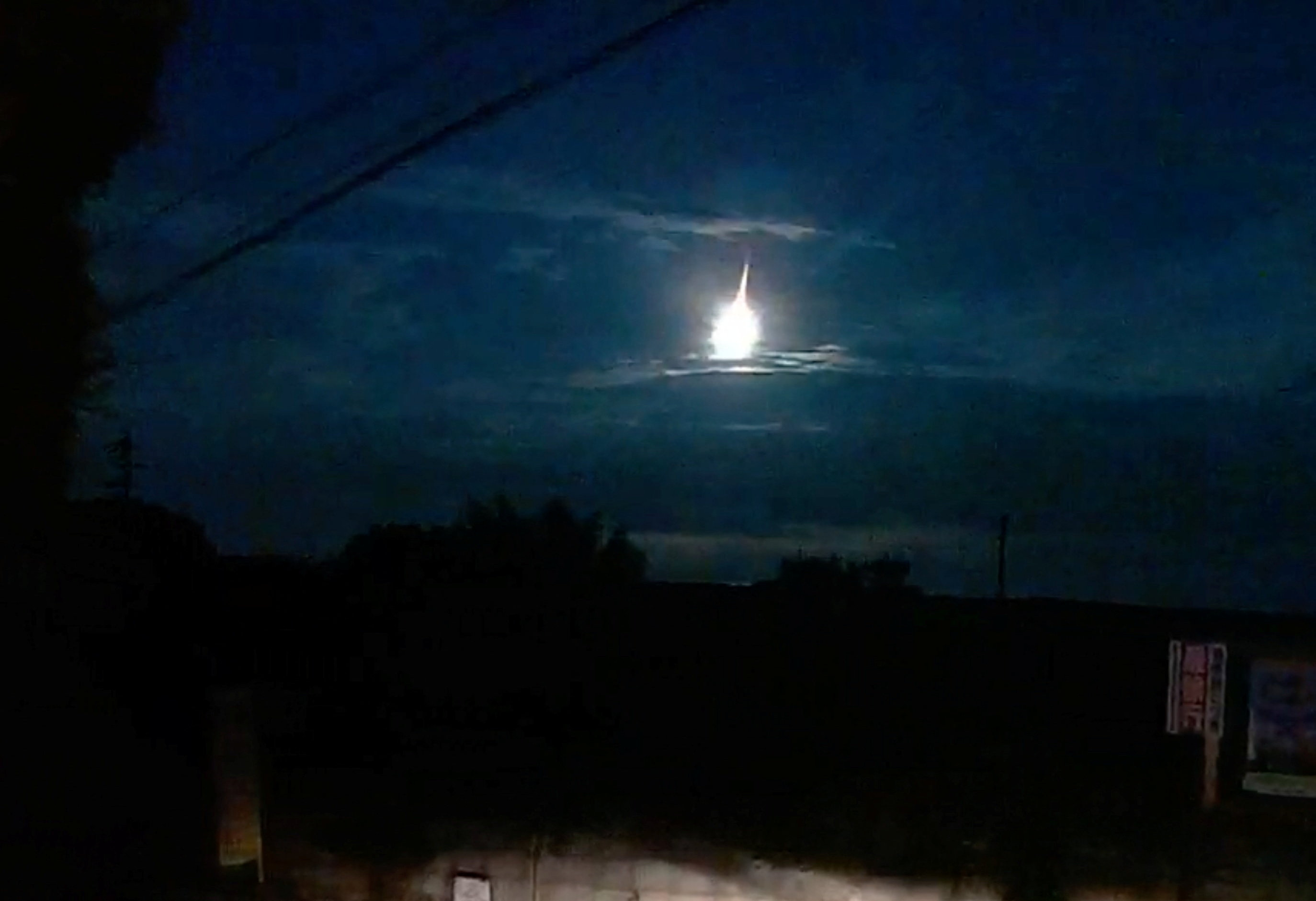 Ognjena krogla razsvetlila nebo nad Japonsko