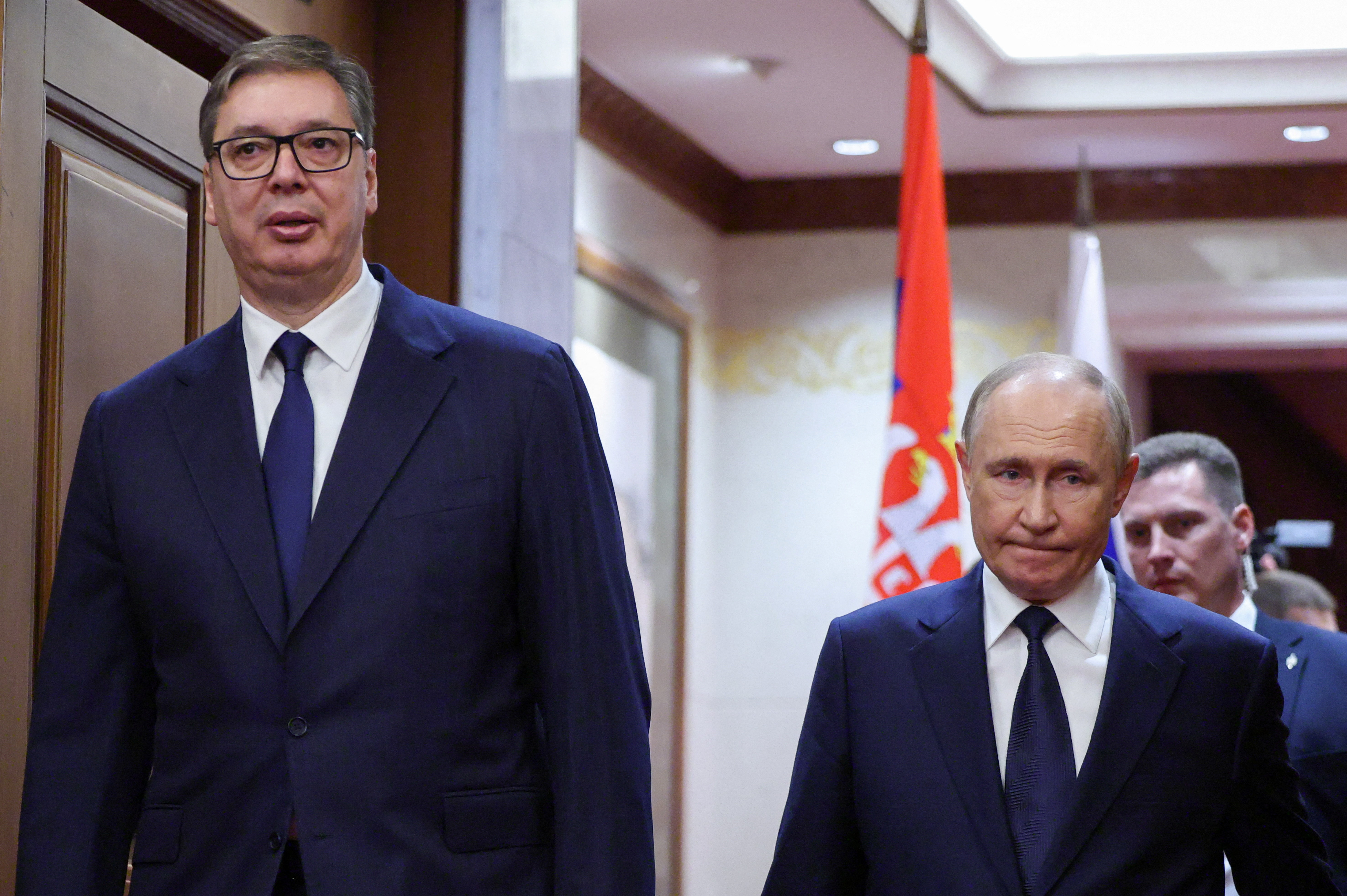 Aleksandar Vučić in Vladimir Putin