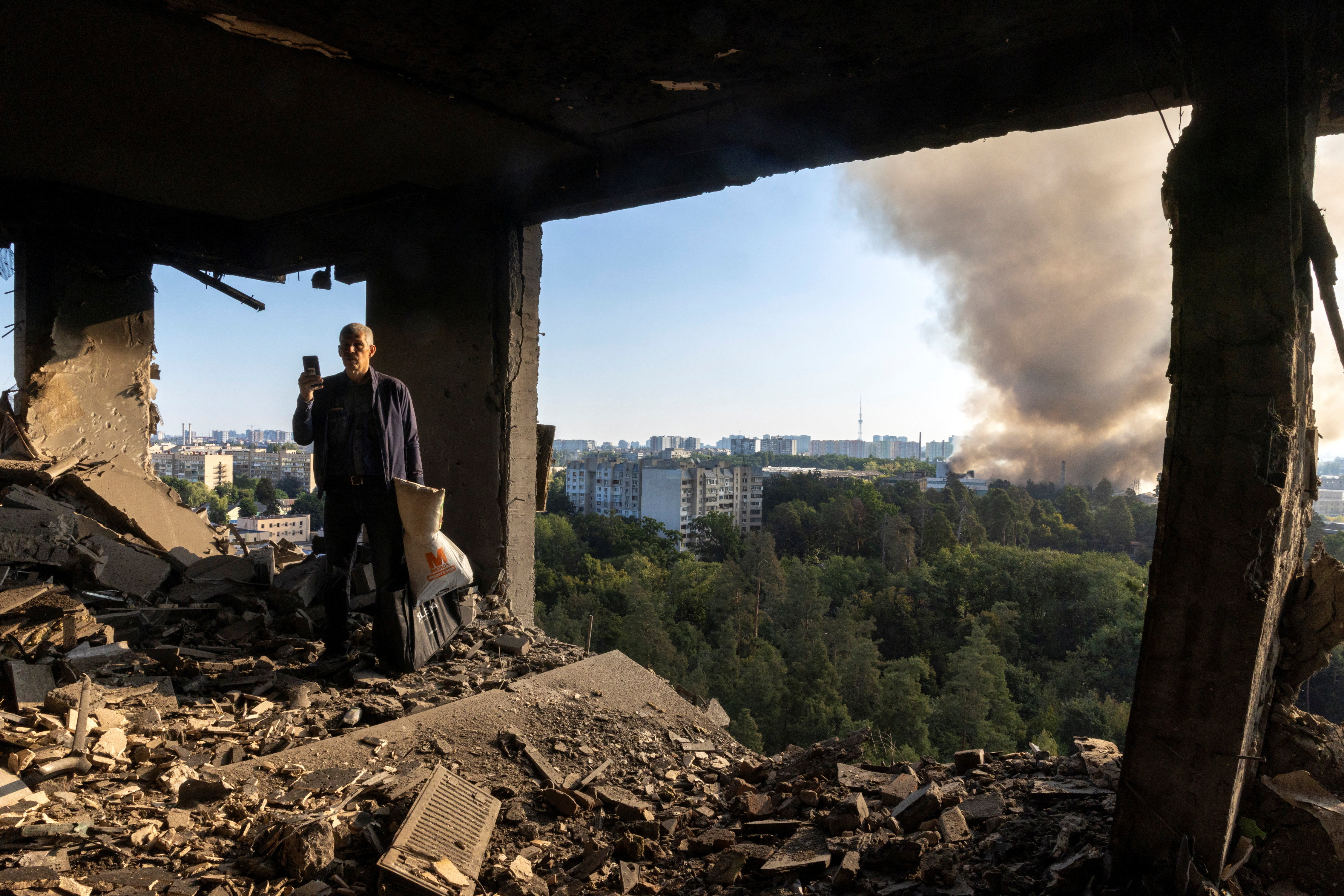 Ruski napad na Kijev 7. 9. 2025