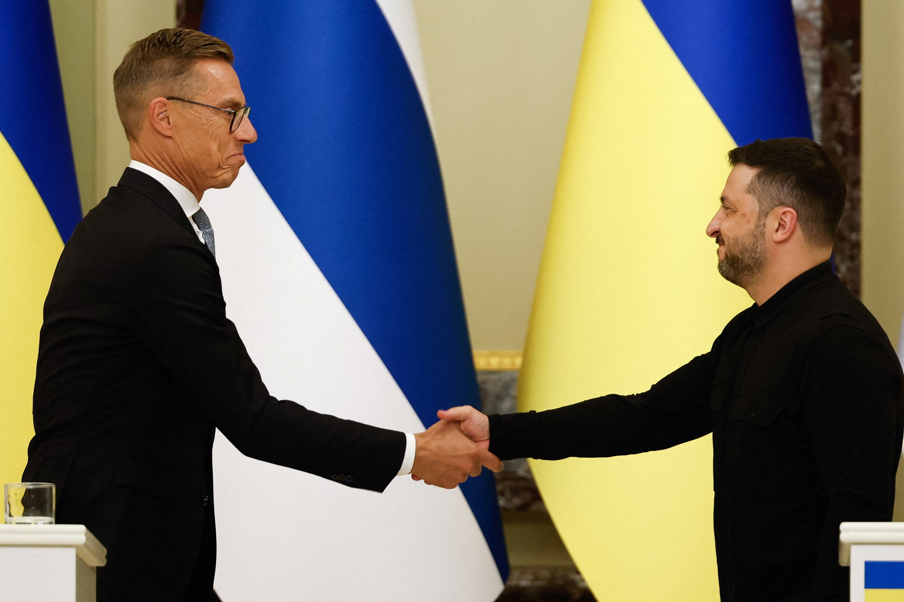 Volodimir Zelenski in Alexander Stubb