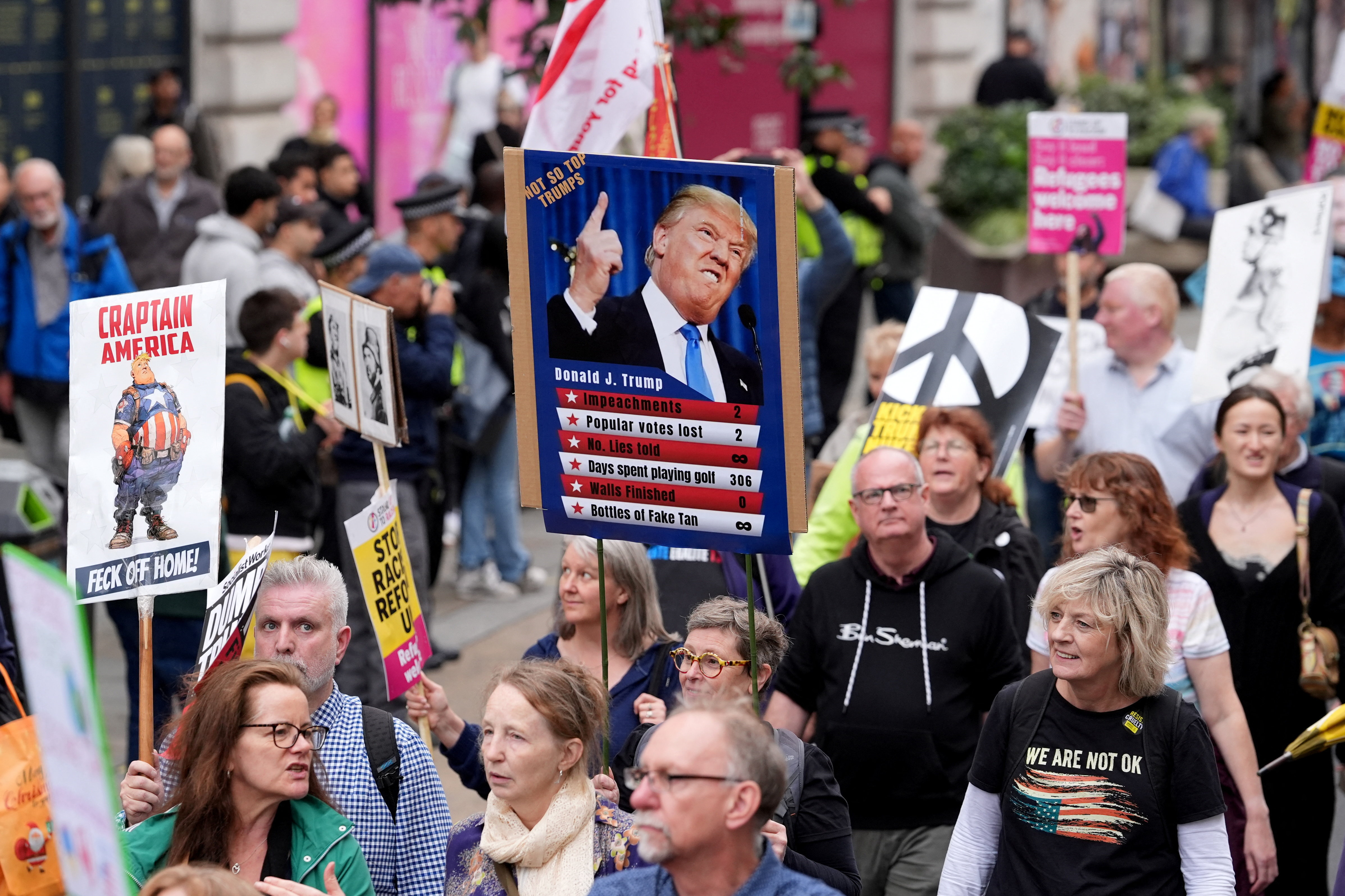 Protesti proti Trumpu v ZK