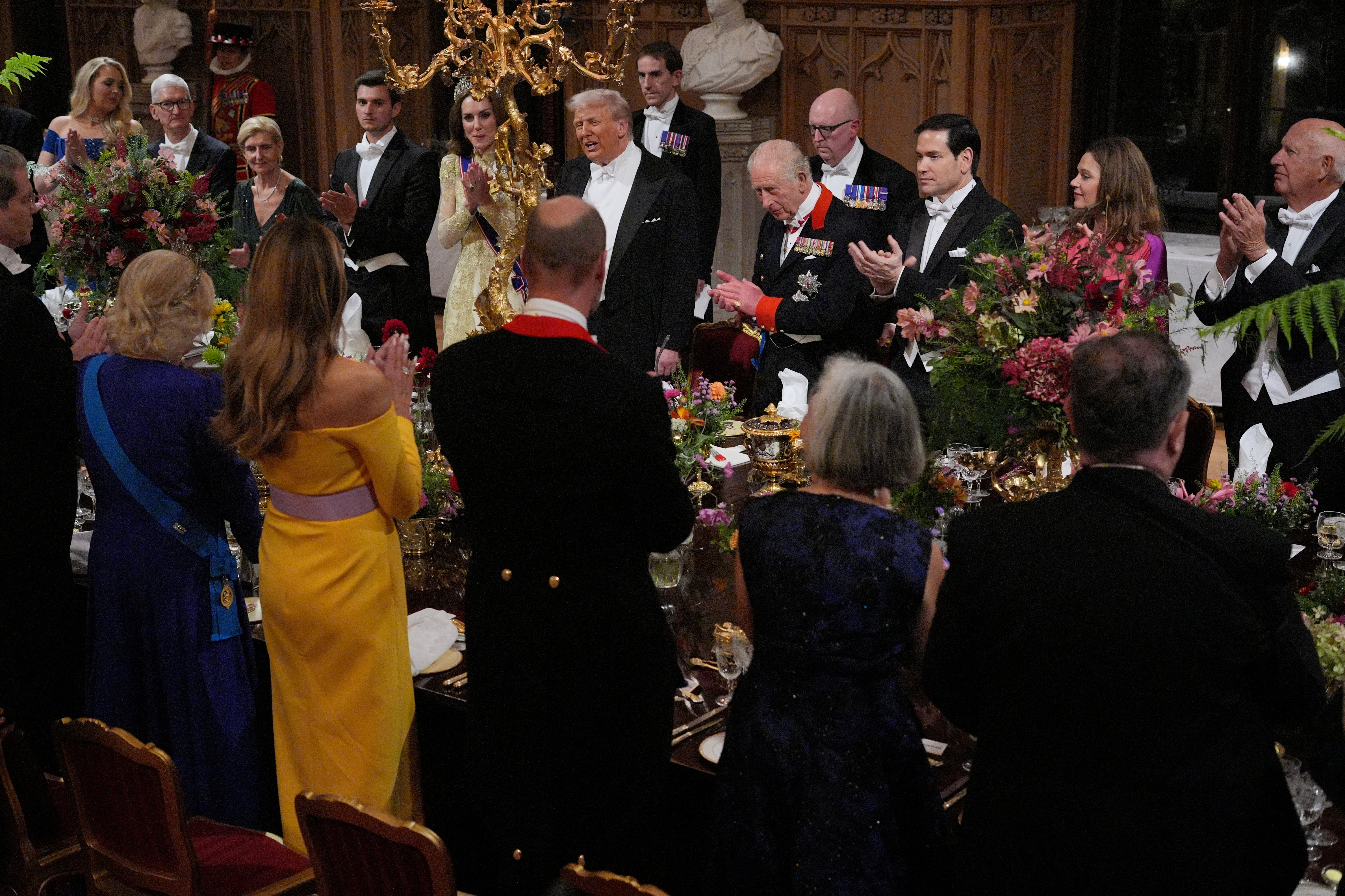 Kraljevi banket med obiskom Donalda Trumpa v ZK