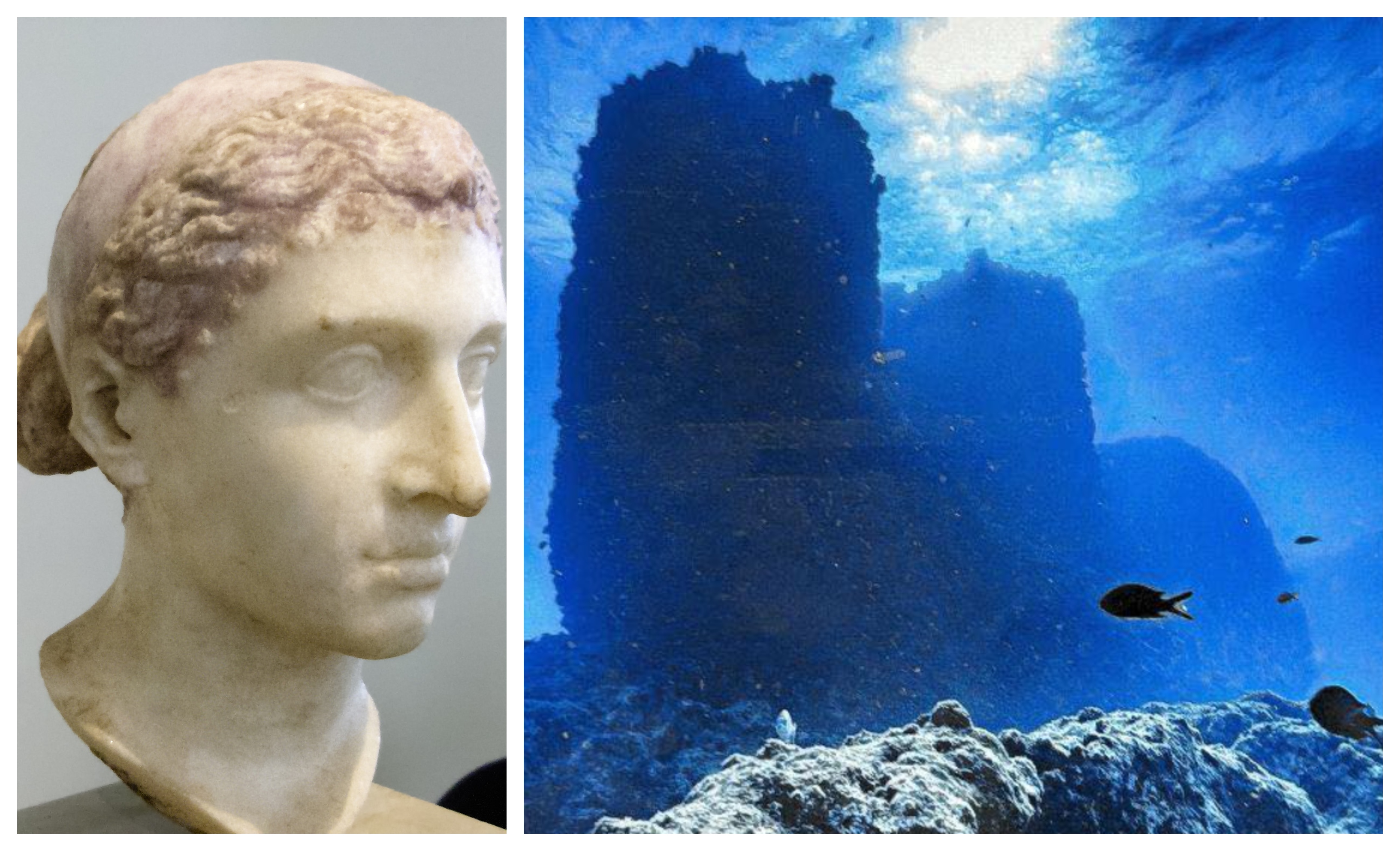 Kleopatra Taposiris Magna Foto WIKIPEDIA Zajem zaslona FACEBOOK