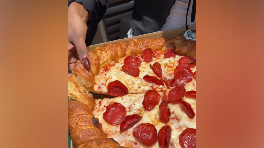 croissant pica Dubaj gastronomija viralno Foto Zajem zaslona TIKTOK