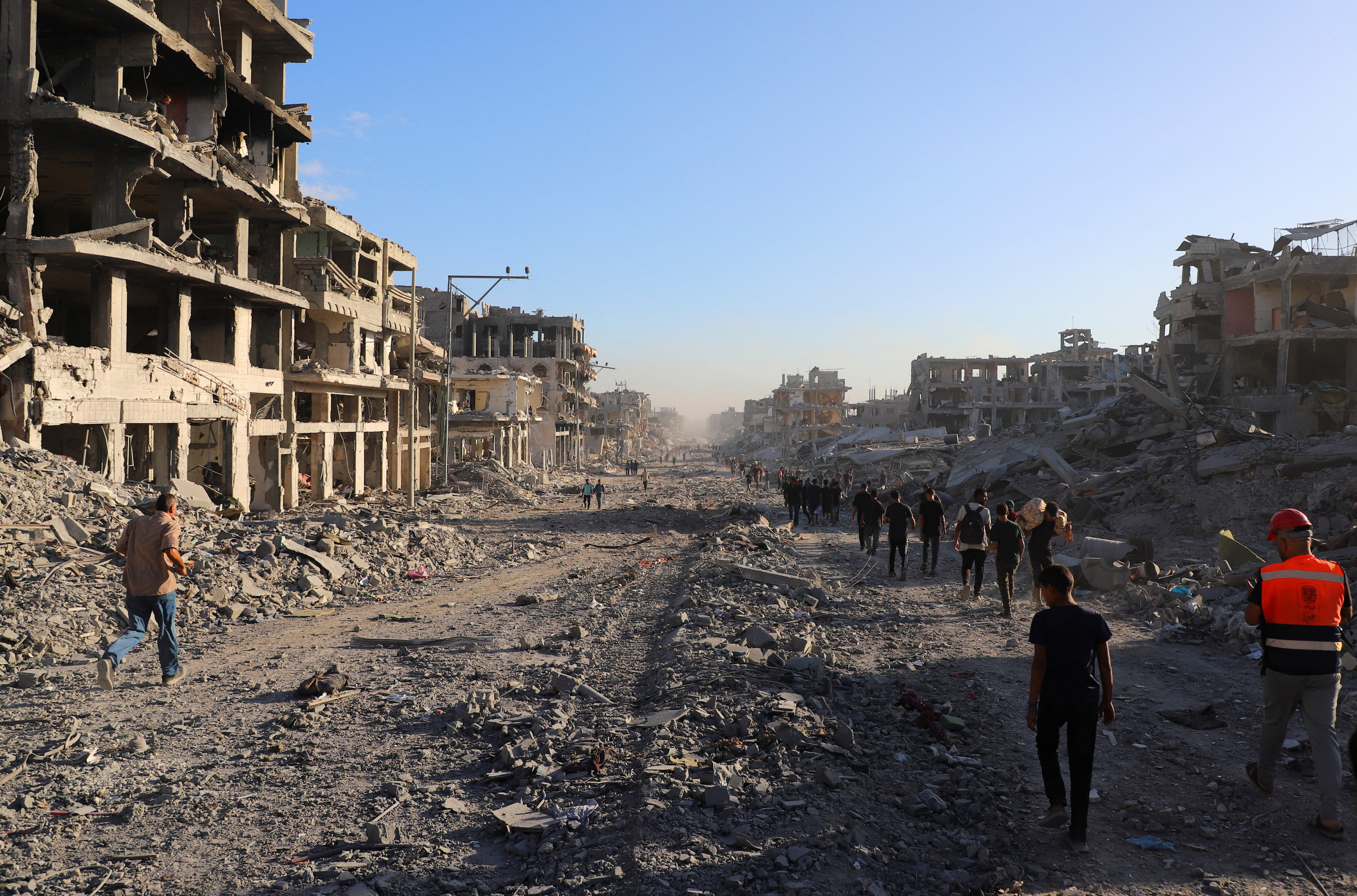 Uničenje v mestu Gaza