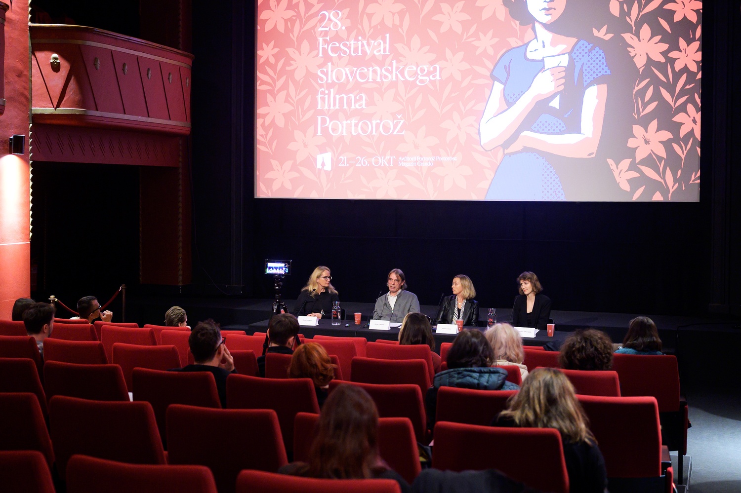 Tjaša Smrekar, Bojan Labovič, Nataša Bučar in Veronika Zakonjšek