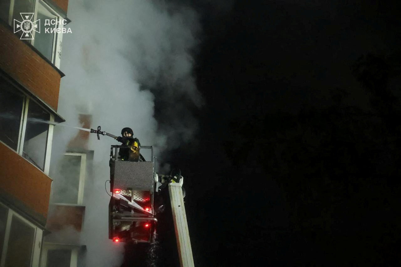 Napadi z droni na Kijev