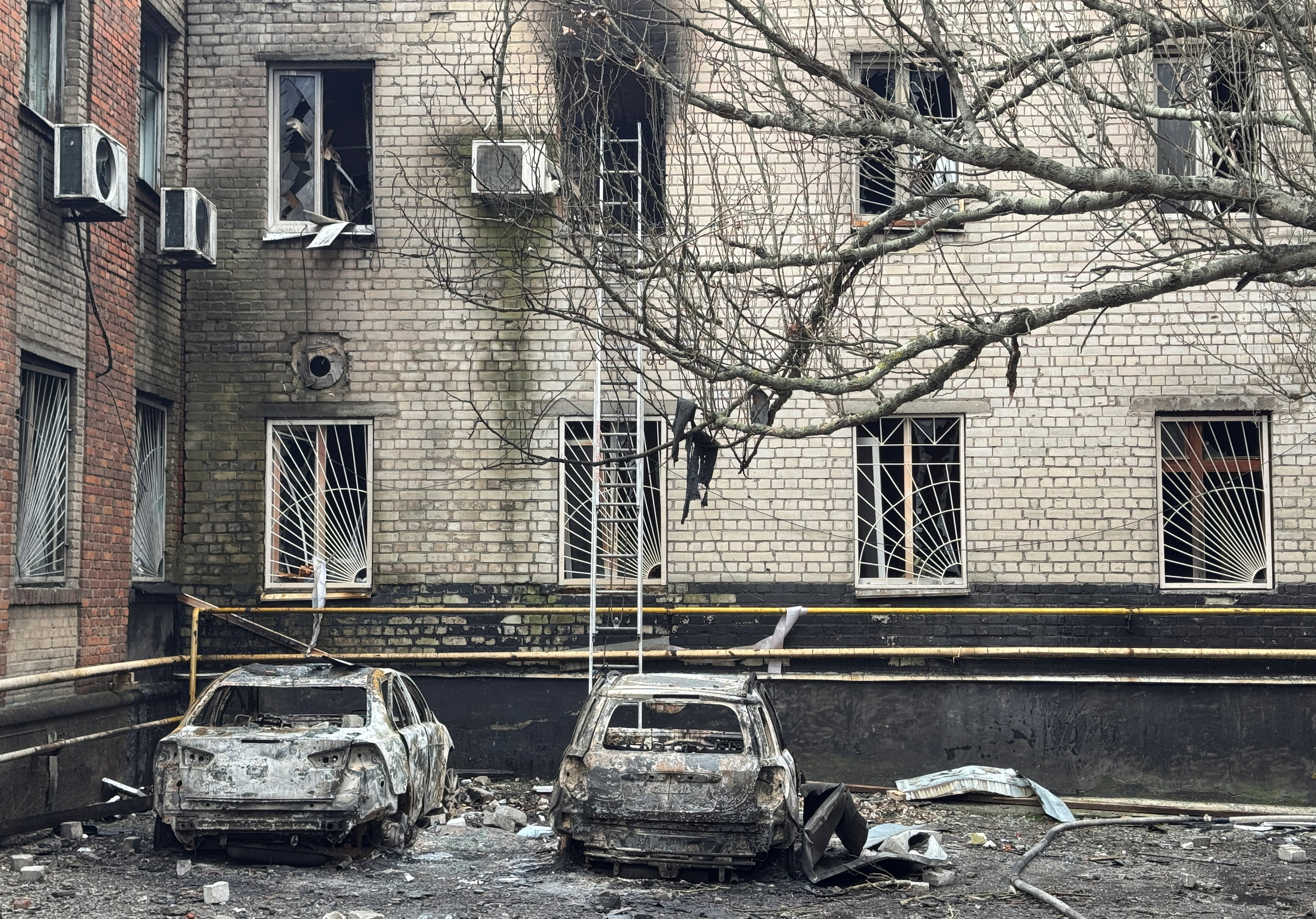 Ruski napad na mesto Dnipro