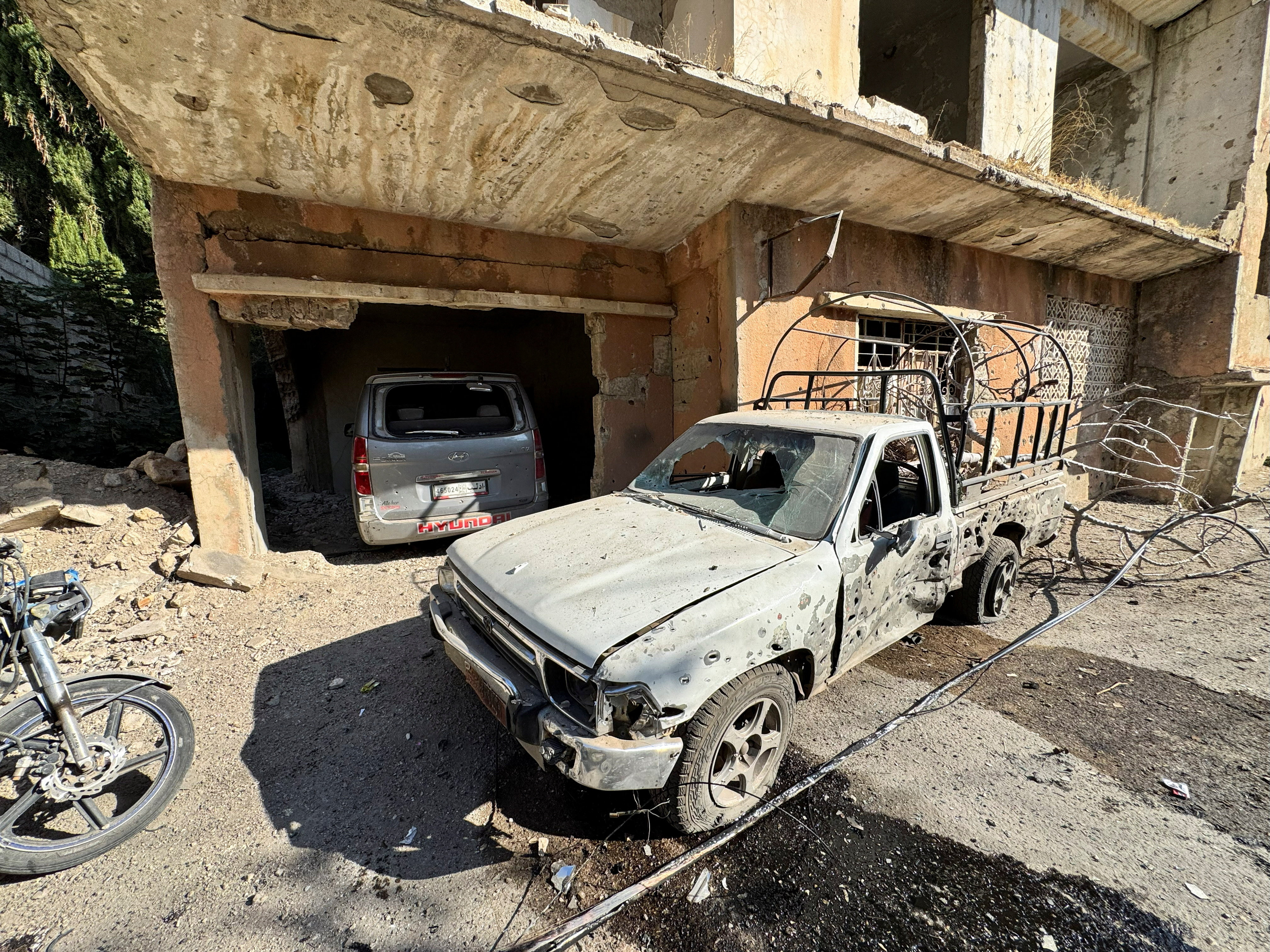 Posledice izraelske racije v Siriji