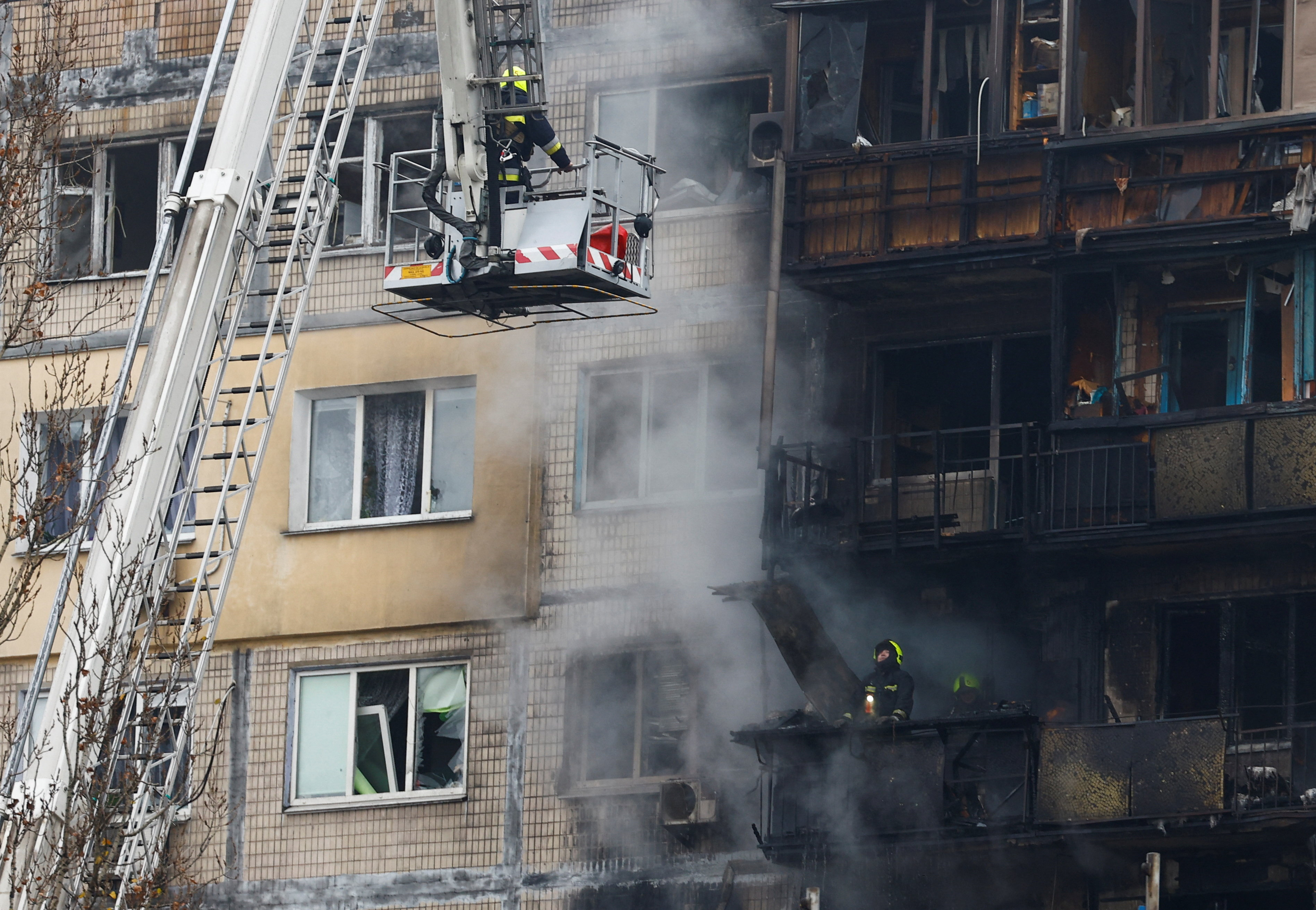 Ruski napad na Kijev 29. 11. 2025