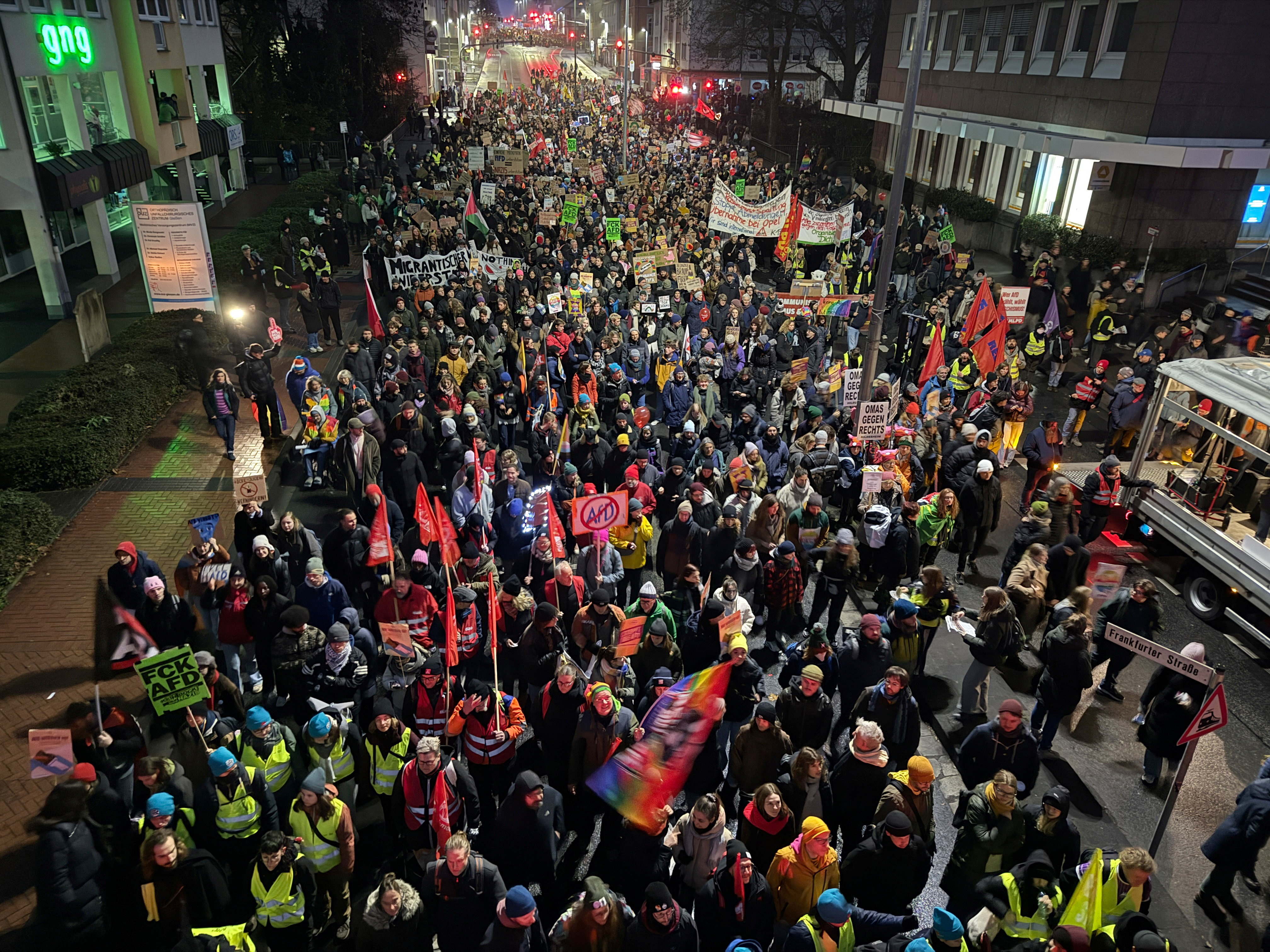 Protifašistični protest v Nemčiji