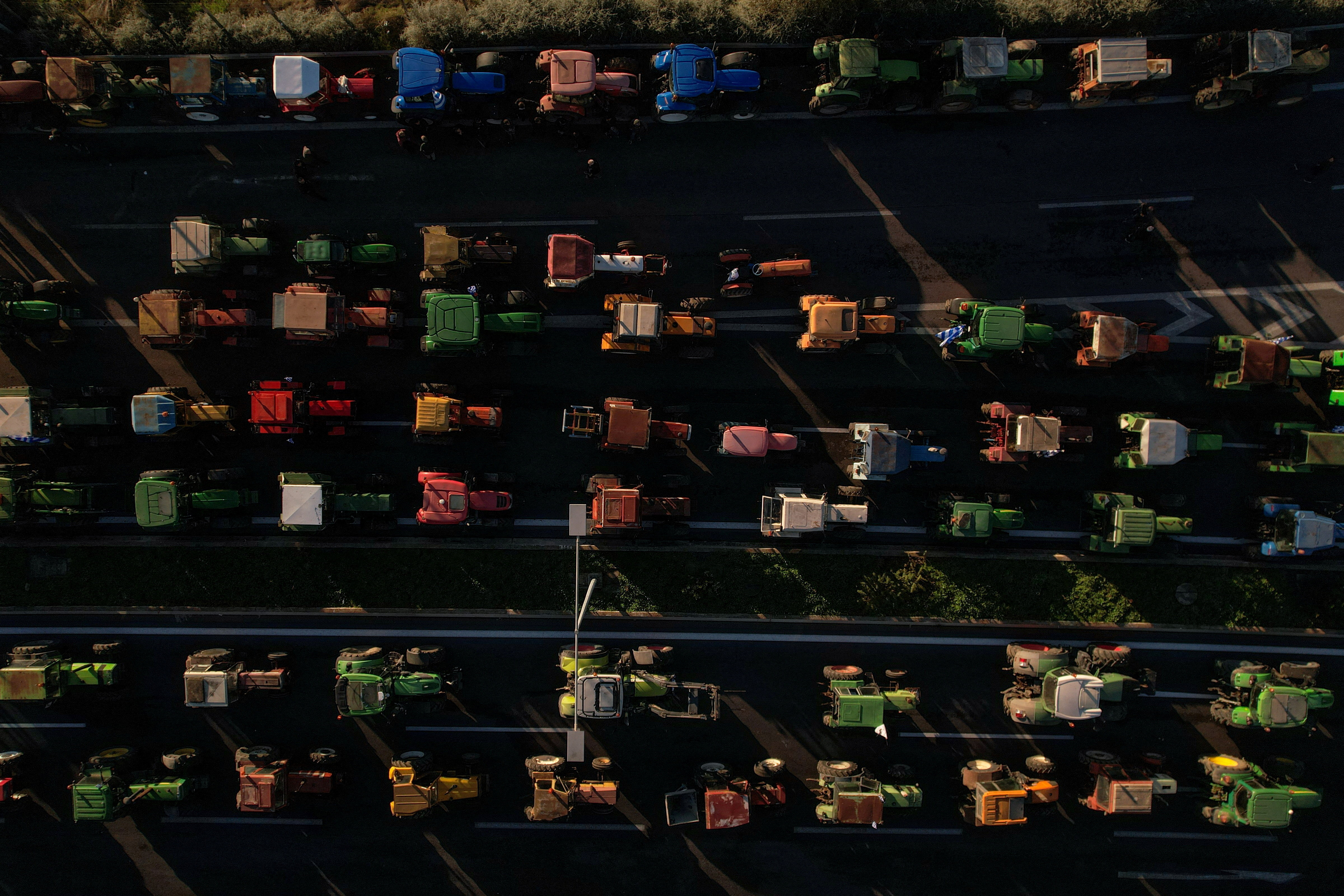 Protesti kmetov v Grčiji