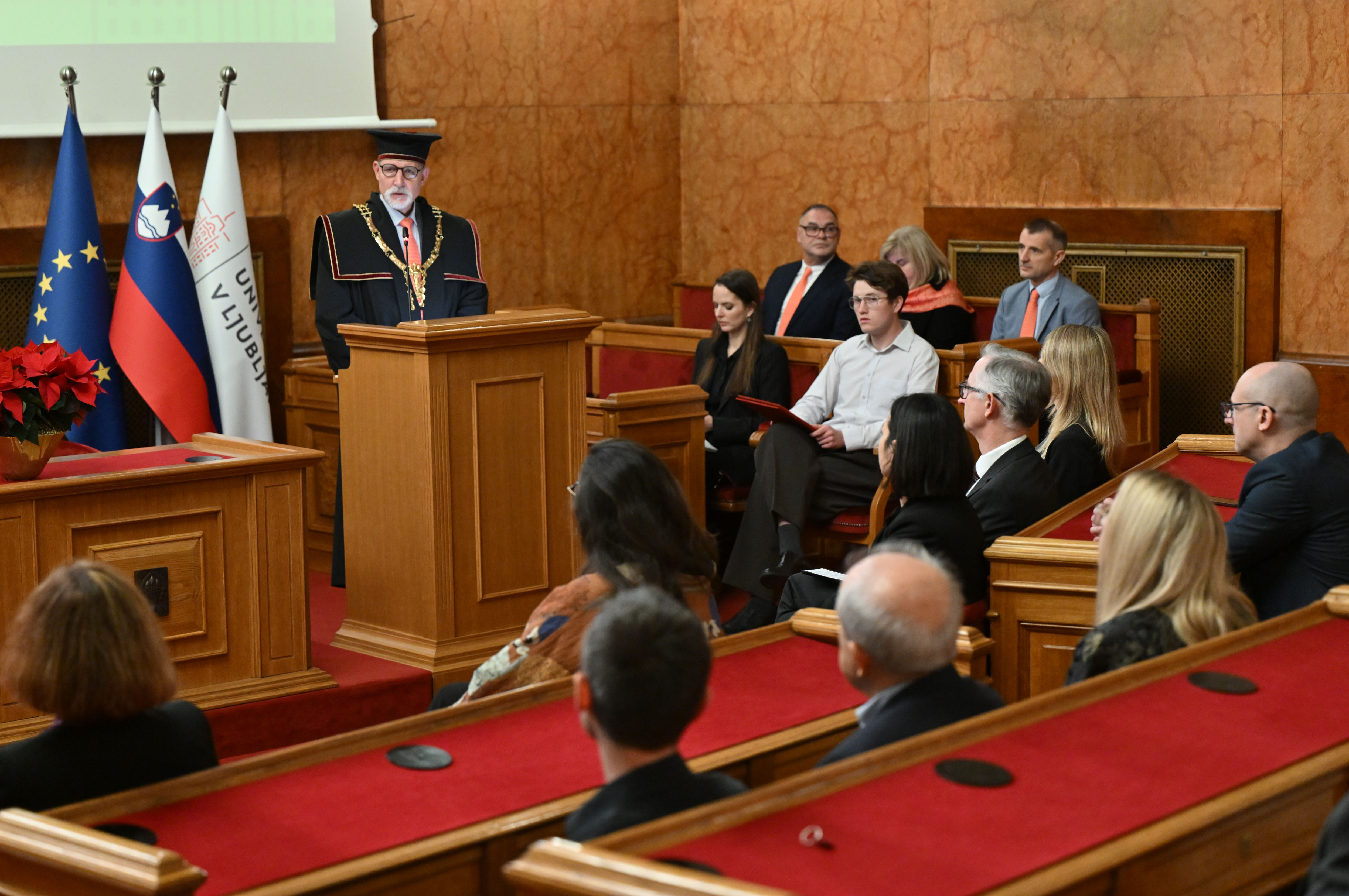 Teden Univerze v LjubljanI, podelitev priznanj za raziskovalne dosežke, rektor Gregor Majdič