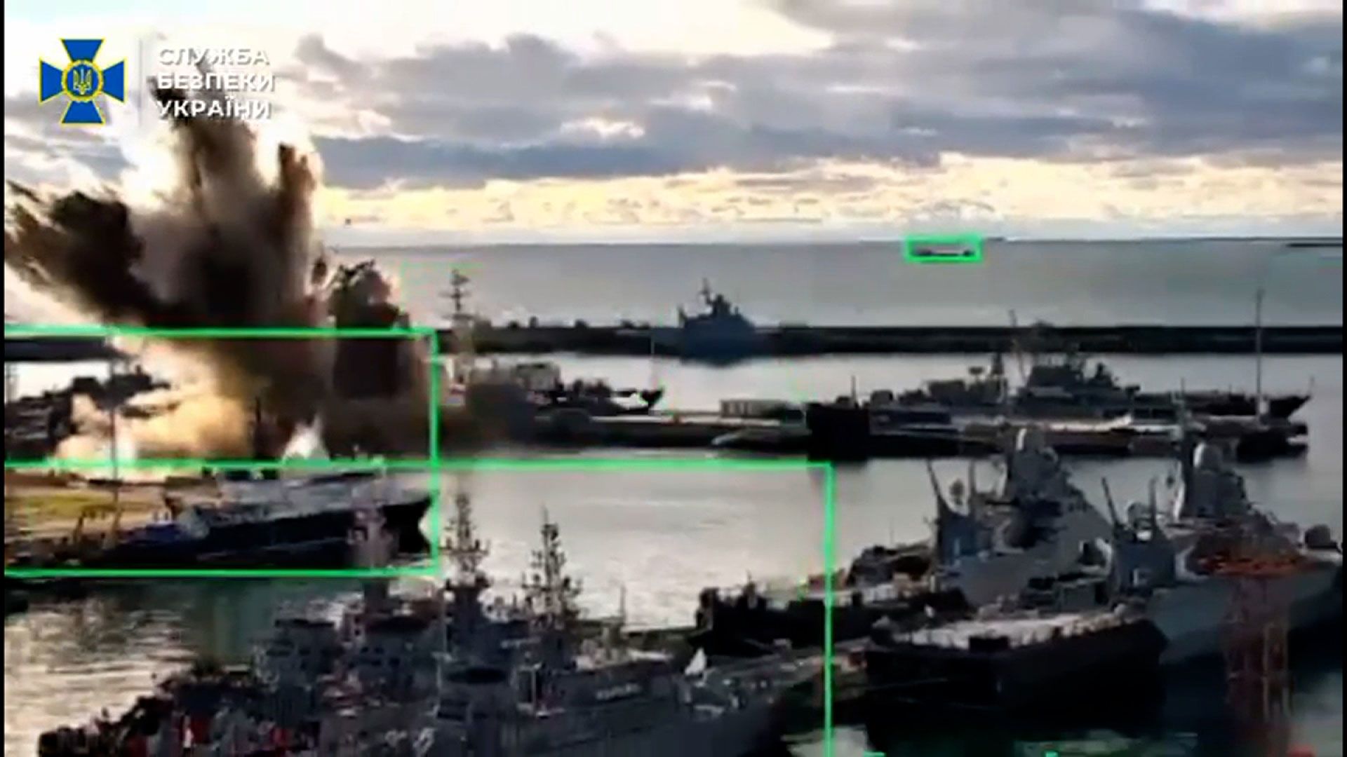 Ukrajina napadla rusko podmornico v Črnem morju