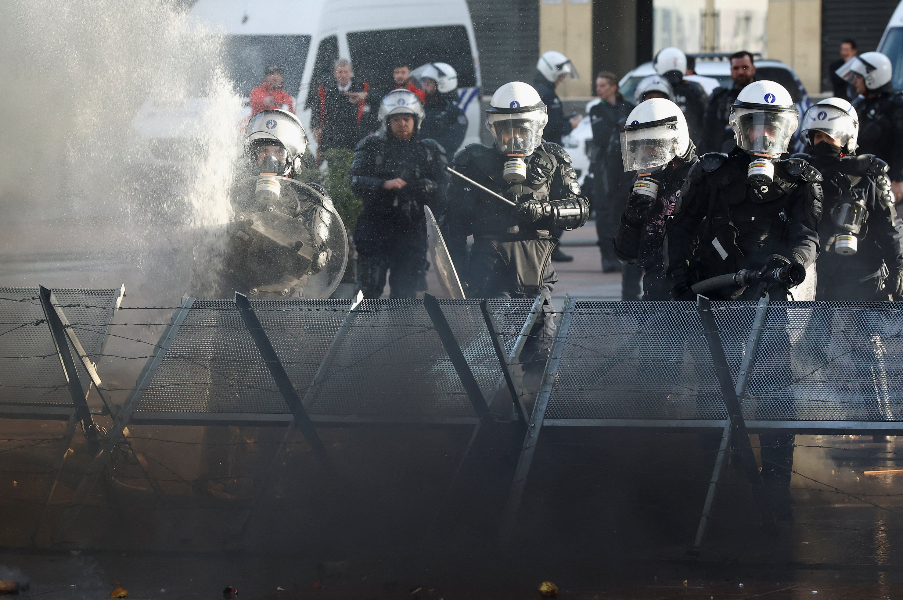 Protest kmetov v Bruslju
