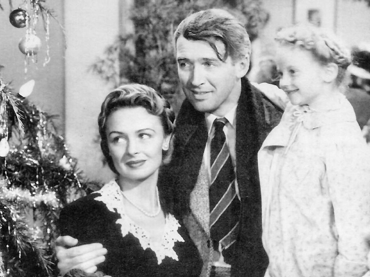 James Stewart, Mary Bailey in Karolyn Grimes v filmu Življenje je čudovito (It's wonderful life), 1946
