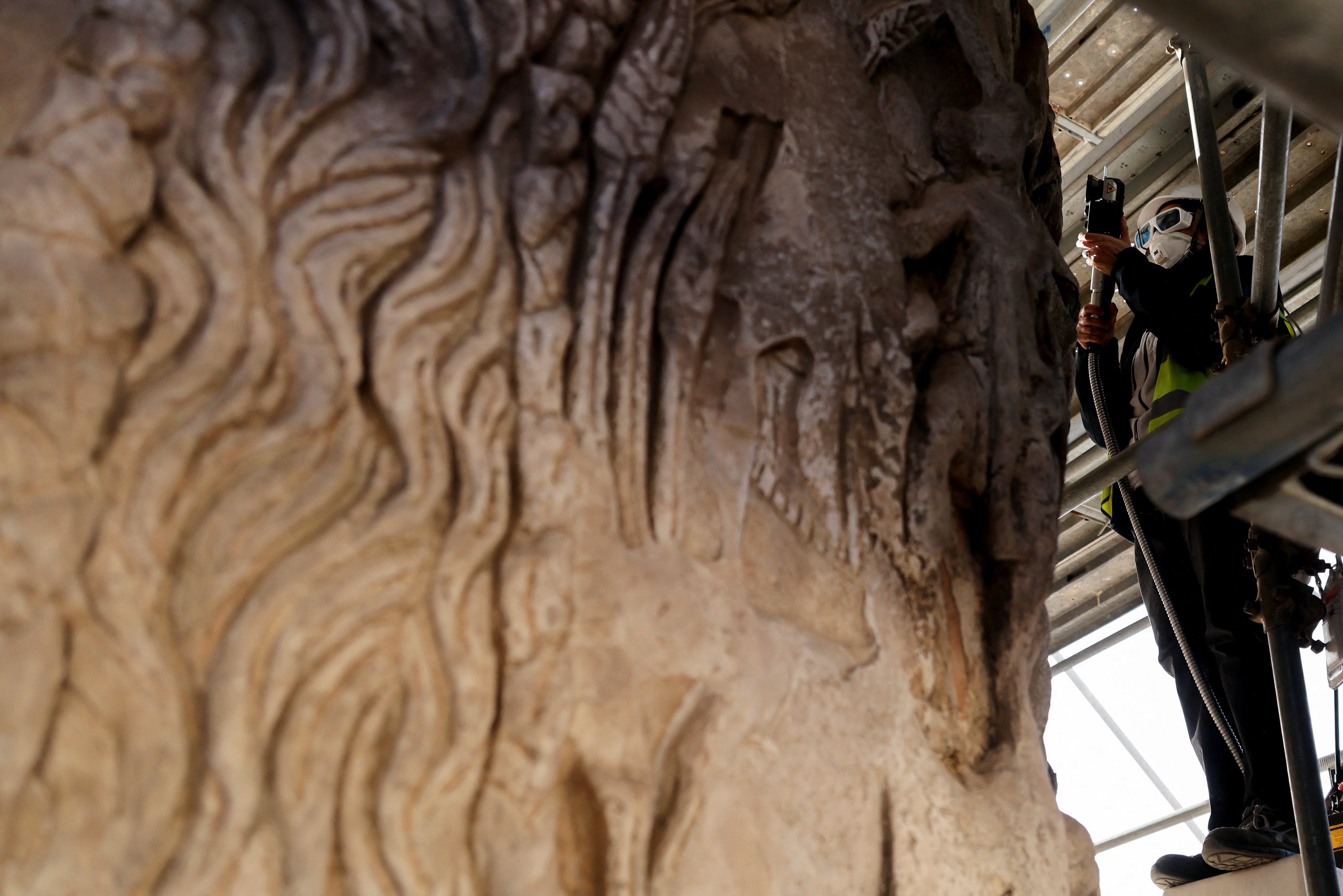 Starodavni rimski steber Marka Avrelija