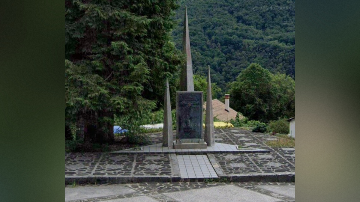 spomenik NOB, Borjana, občina Kobarid