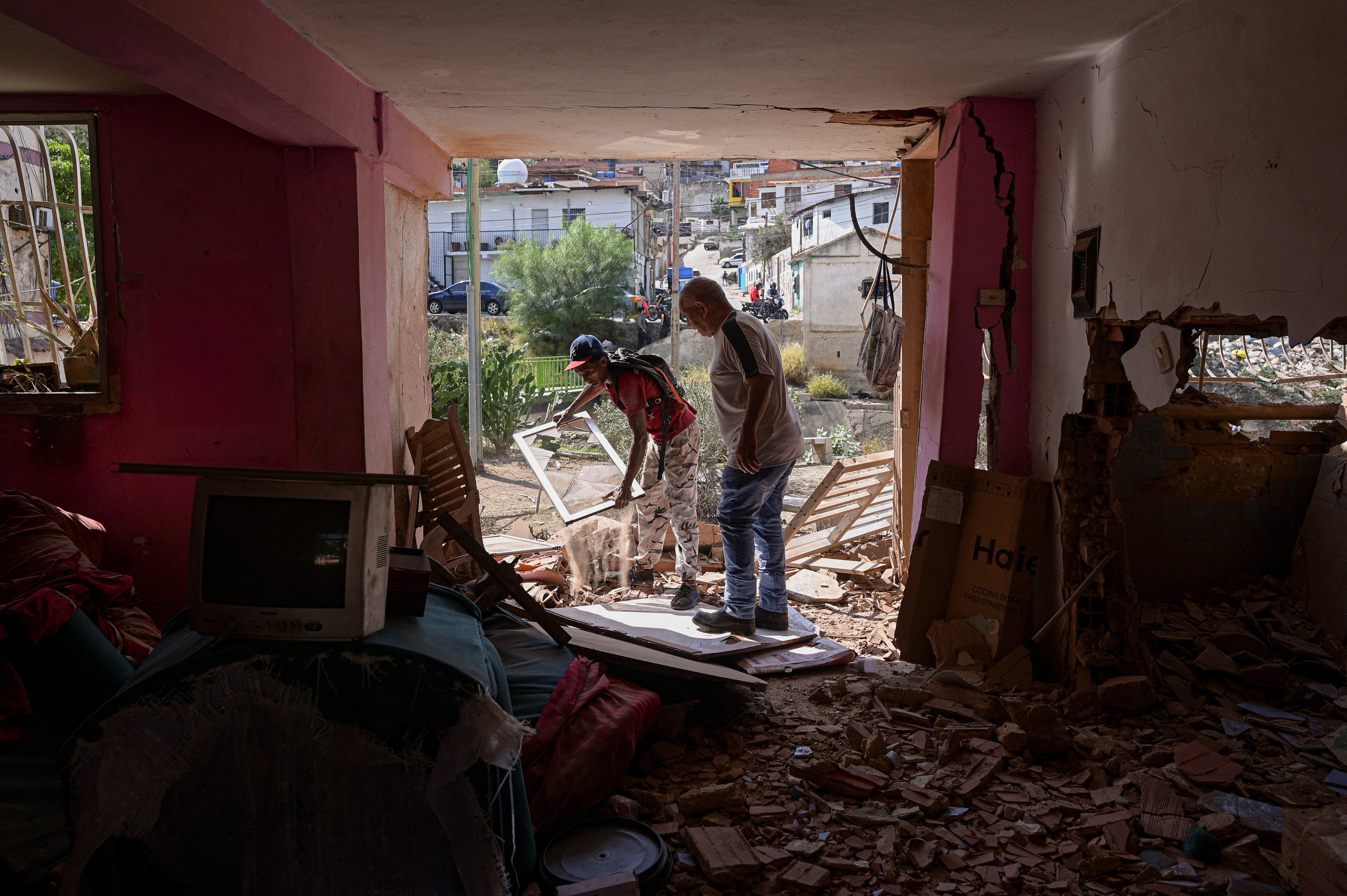 Škoda po ameriškem napadu na Venezuelo