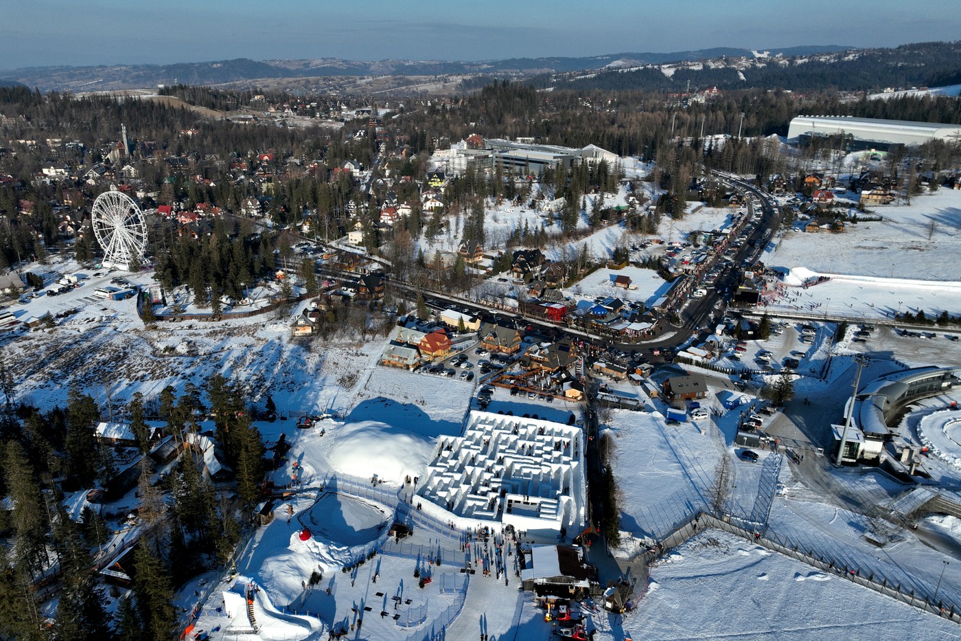 Snowlandia snežni labirint v Zakopanah, Poljska