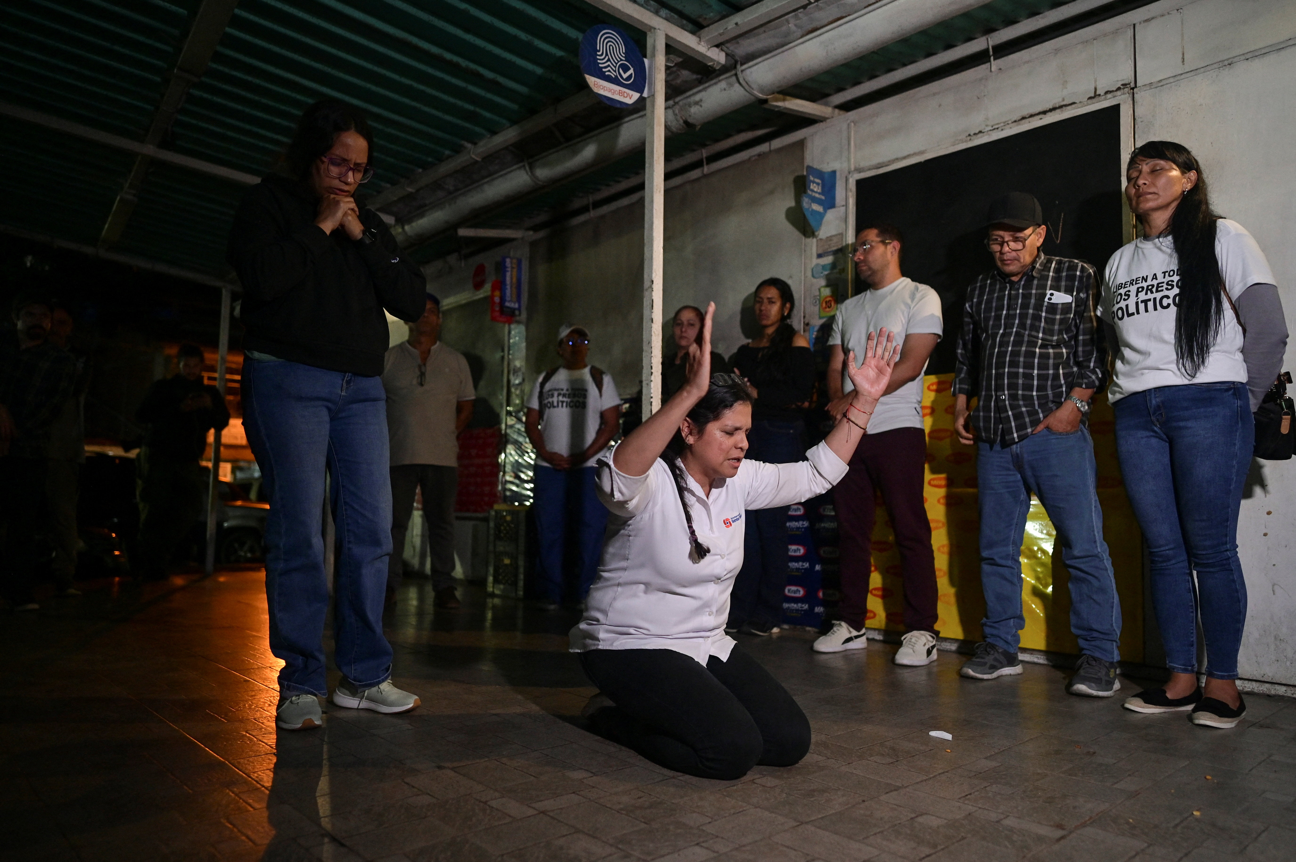 Svojci političnih zapornikov v Venezueli