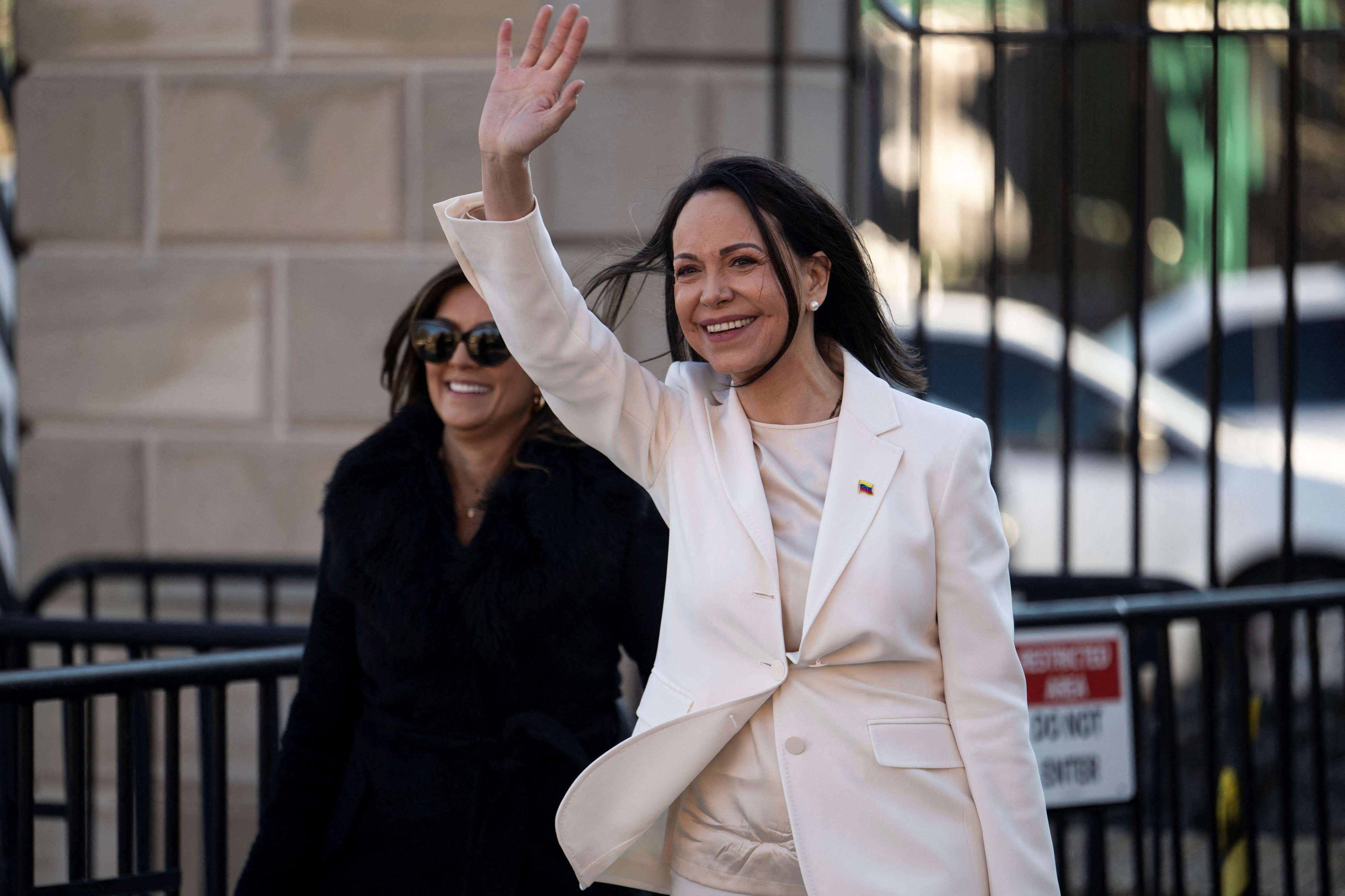 Maria Corina Machado v Washingtonu