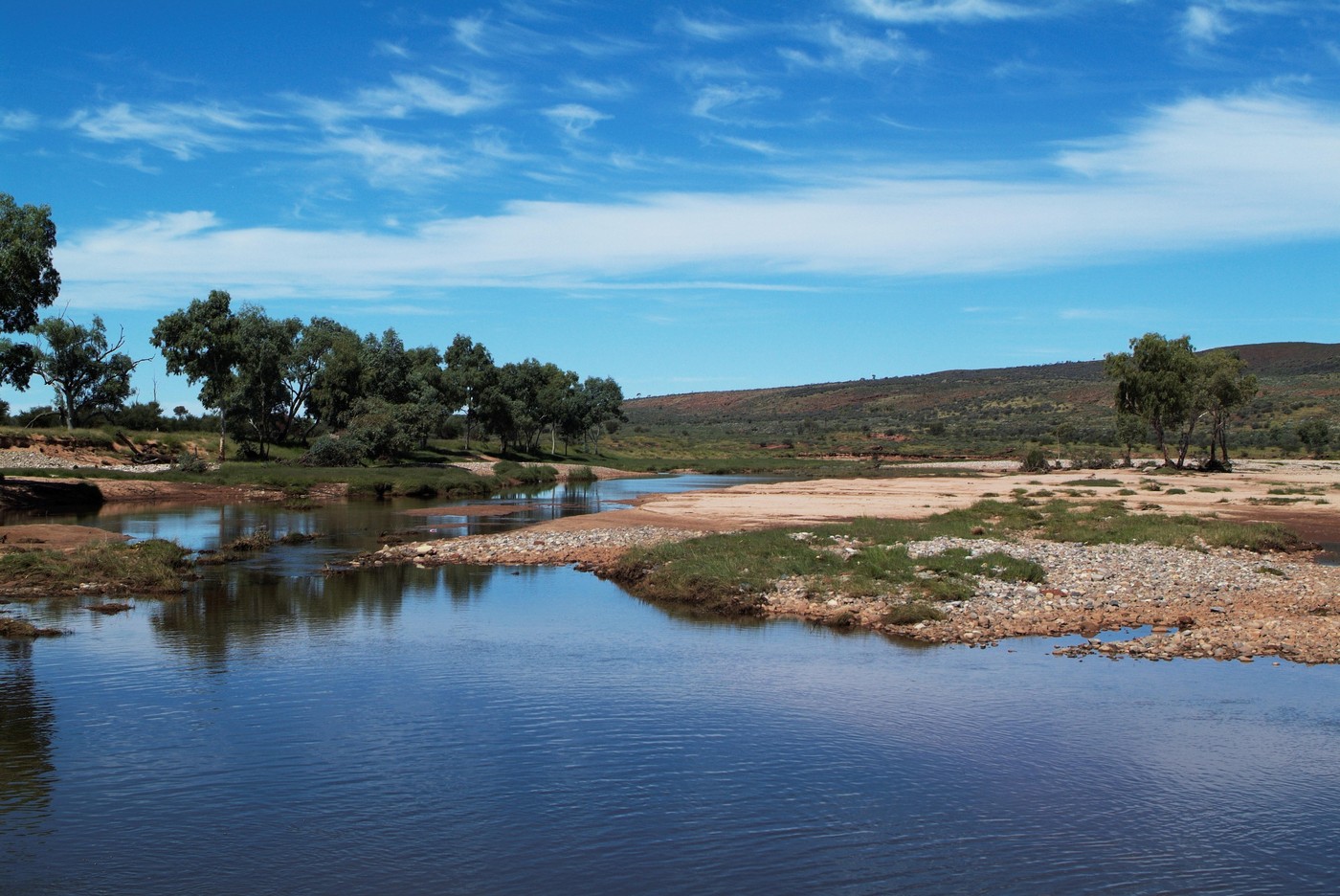 reka Finke ali Larapinta, najstarejša reka na svetu, Avstralija, Severni Teritorij
