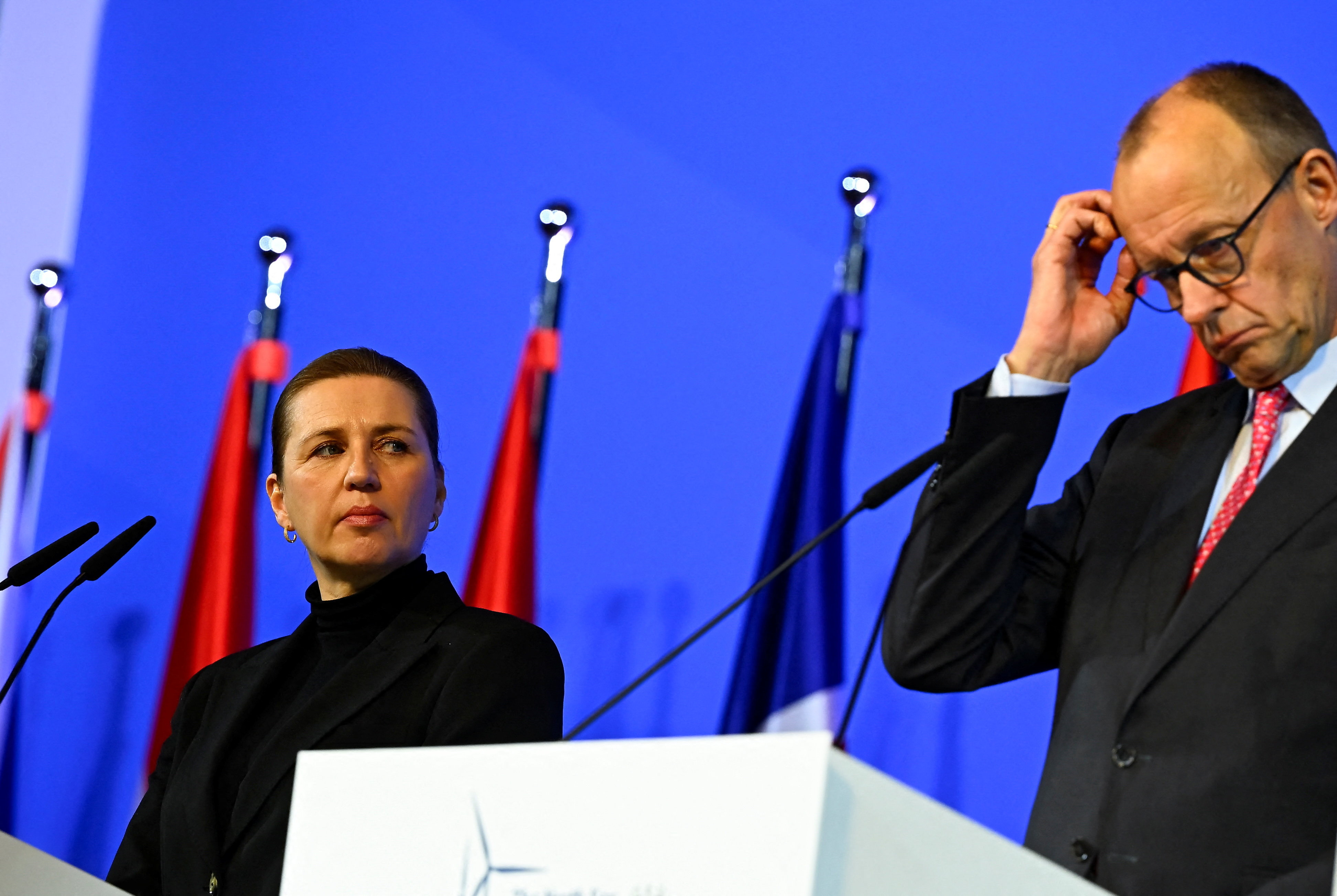 Mette Frederiksen in Friedrich Merz