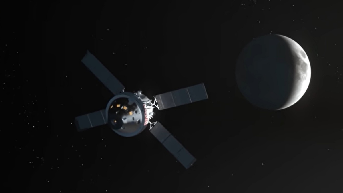 Artemis II modul Orion na poti proti Luni